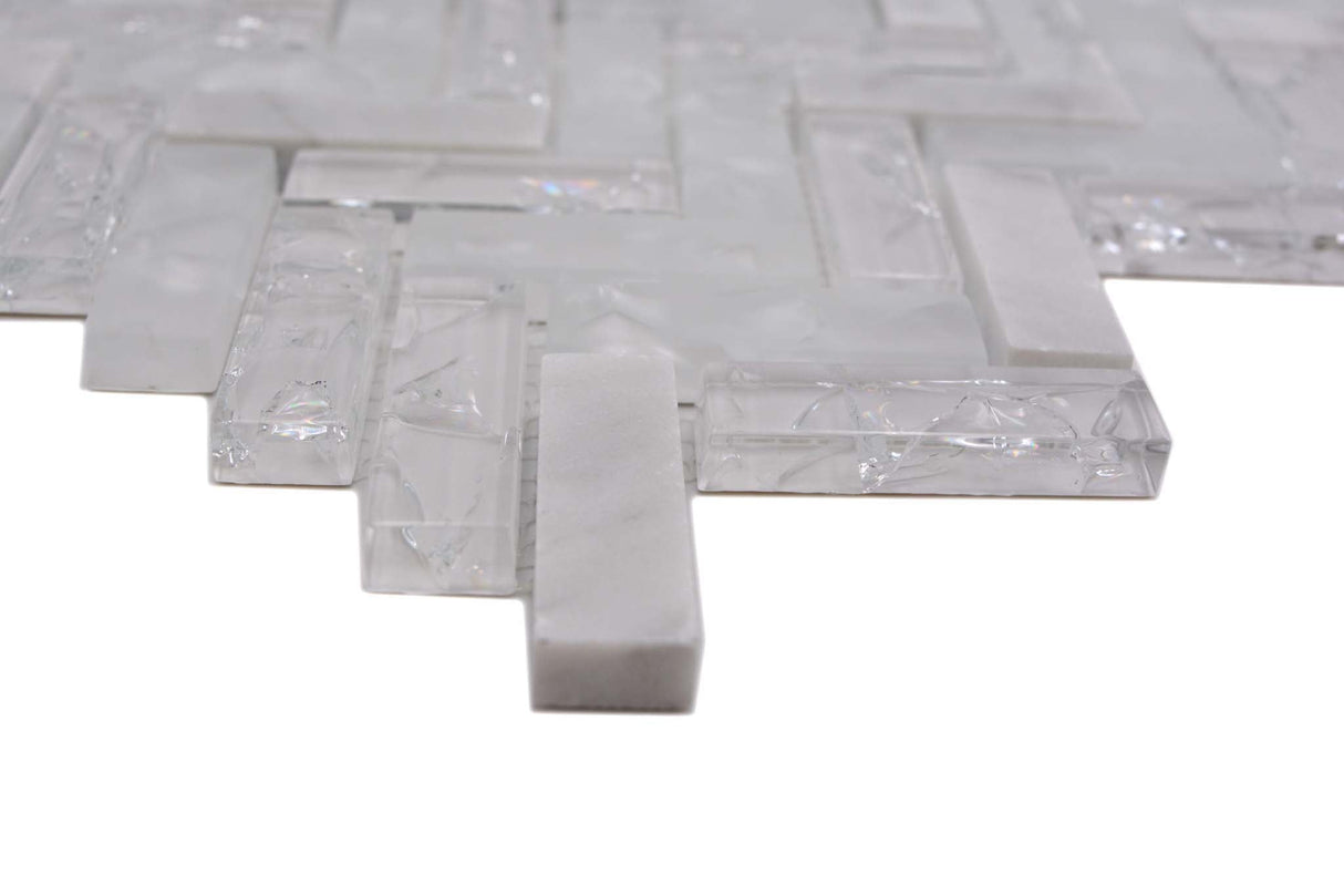 Mosaik Vit Vaggeryd - 011 | 0,077 m²/ark