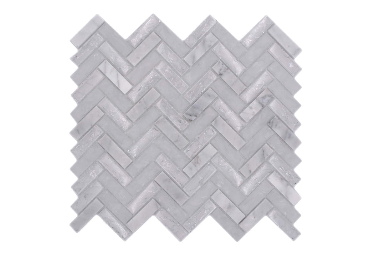 Mosaik Vit Vaggeryd - 011 | 0,077 m²/ark