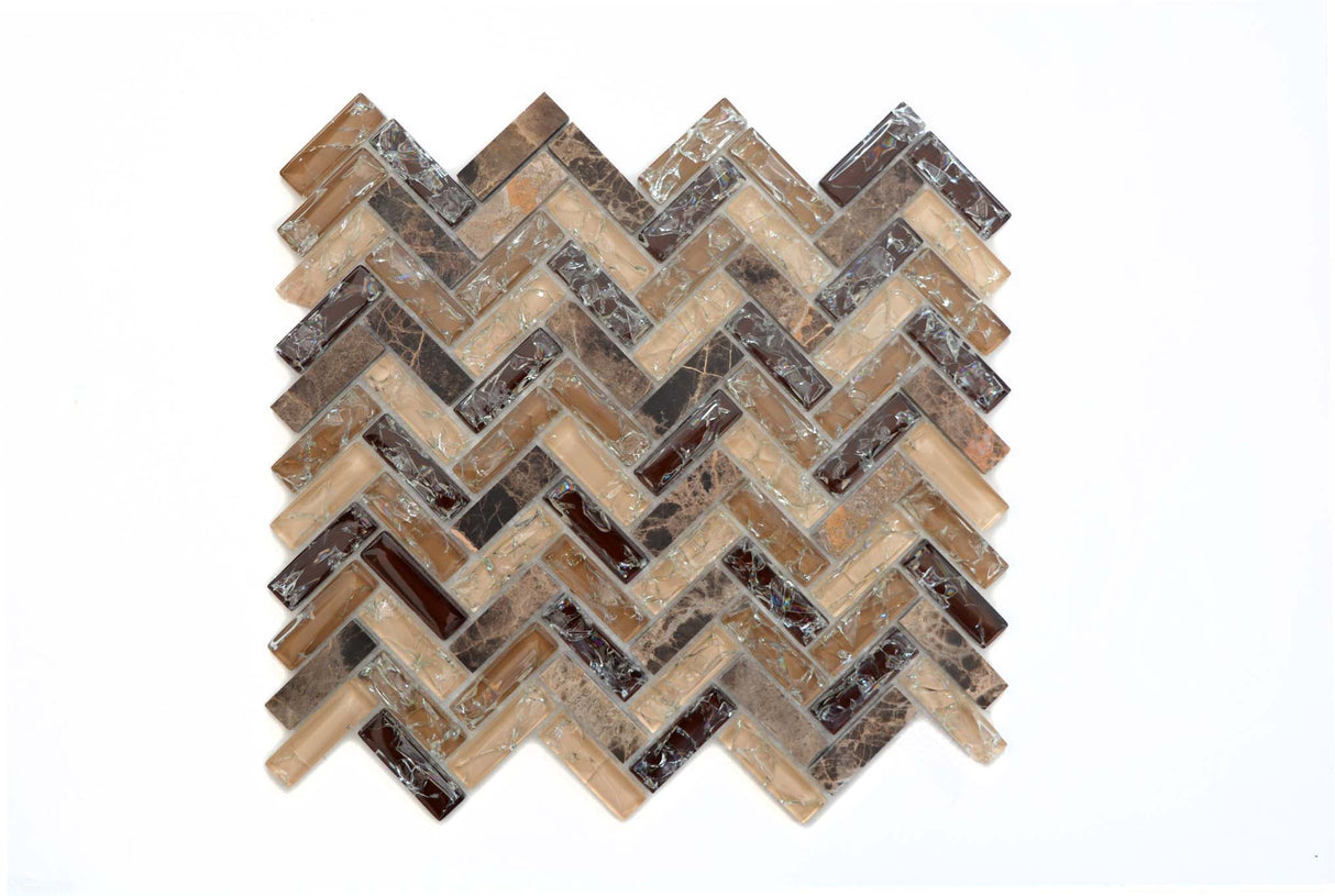 Mosaik Brun Vaggeryd - 015 | 0,077 m²/ark