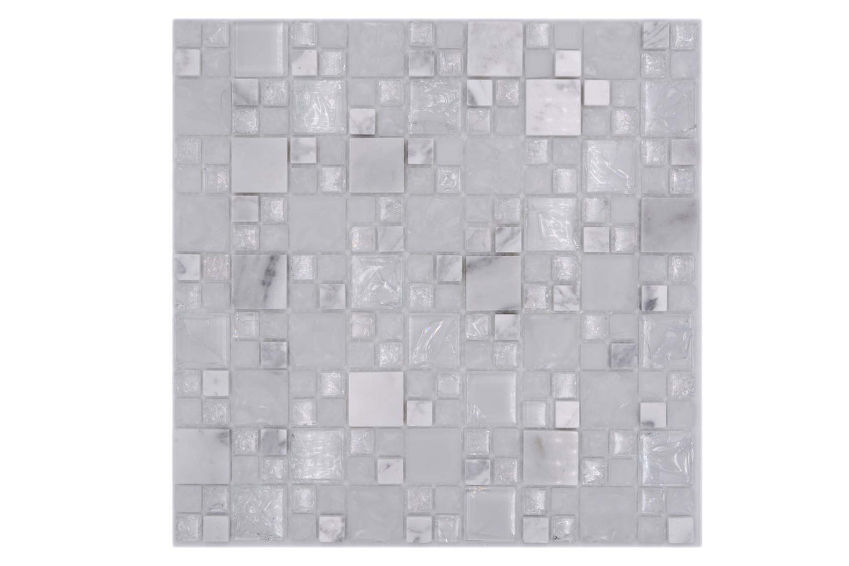 Mosaik Vit Vaggeryd - 016 | 0,093 m²/ark