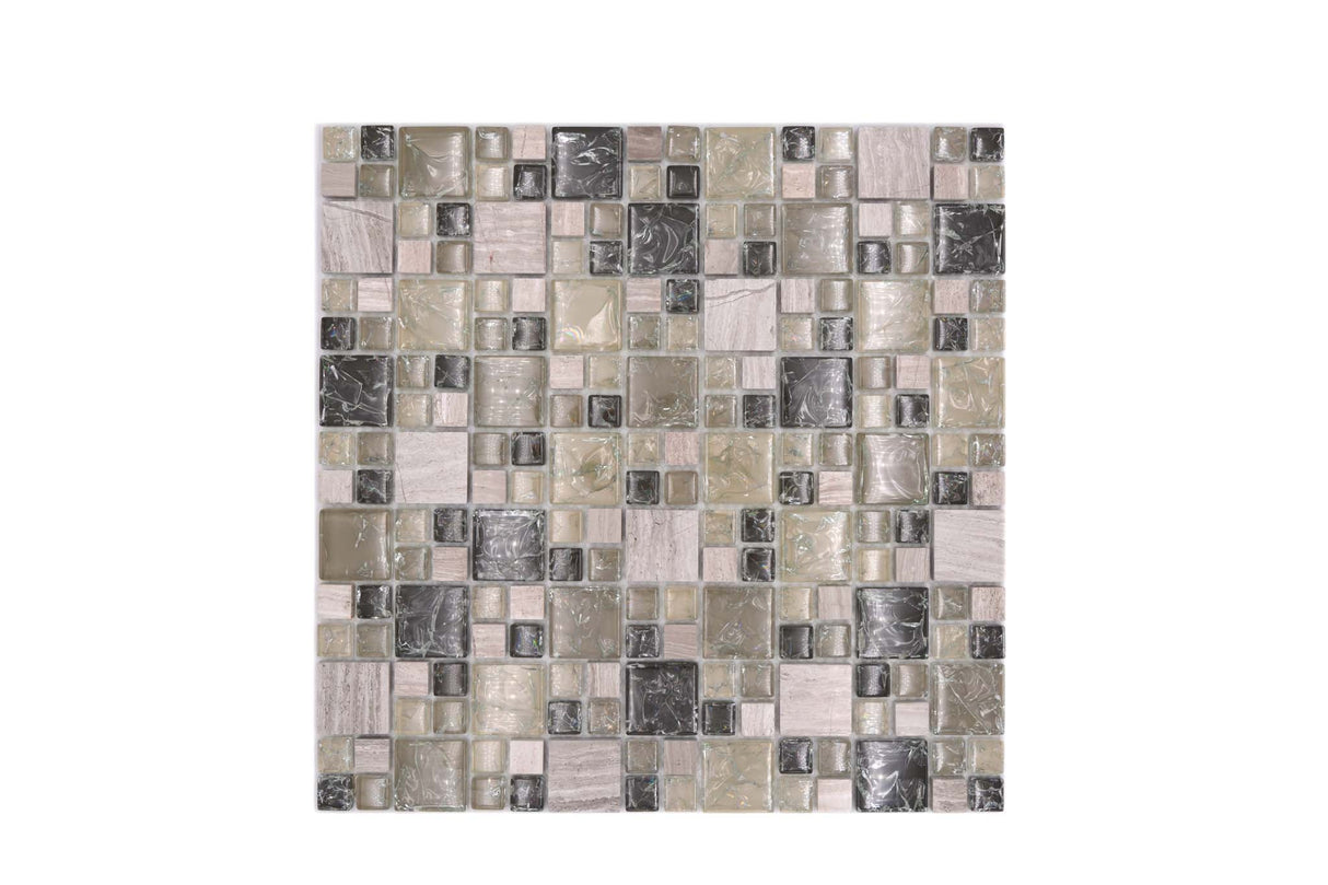 Mosaik Grå Vaggeryd - 018 | 0,093 m²/ark