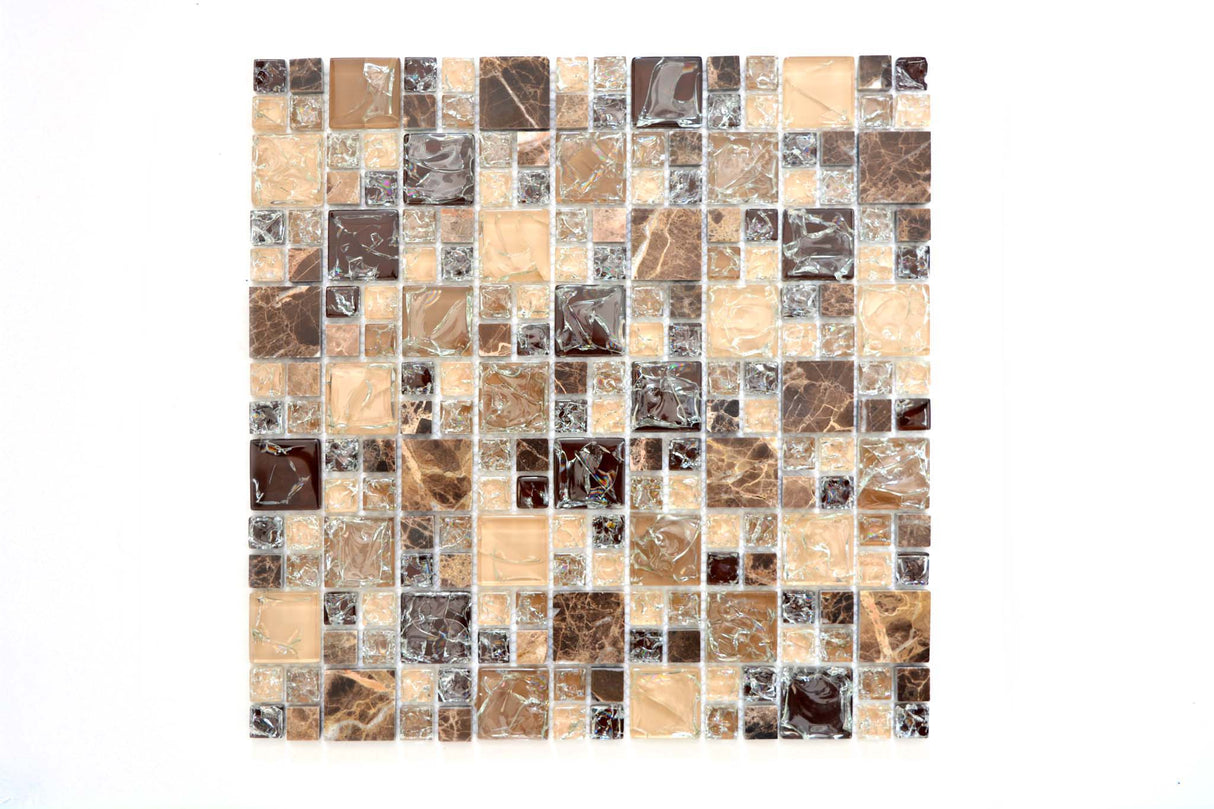 Mosaik Brun Vaggeryd - 020 | 0,093 m²/ark