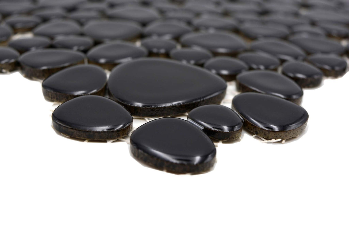 Mosaik Svart Älmhult - 009 | 0,076 m²/ark