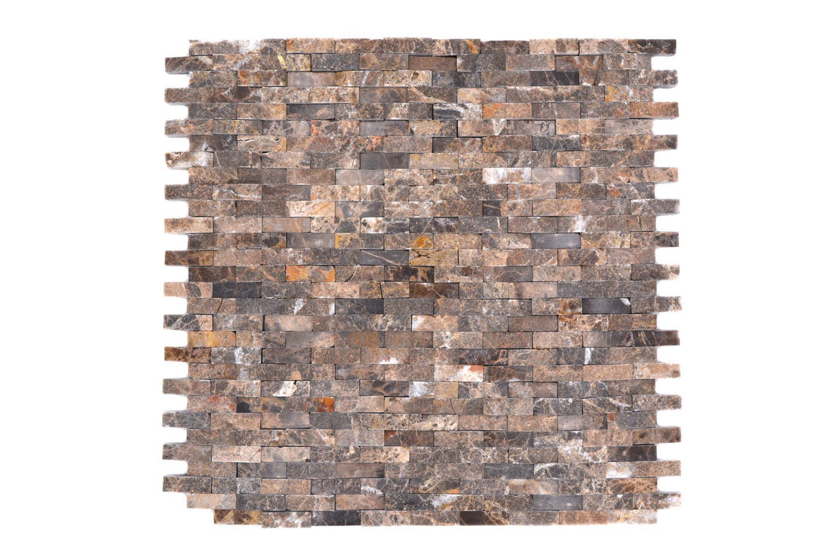 Mosaik Brun Trondheim - 003 | 0,093 m²/ark