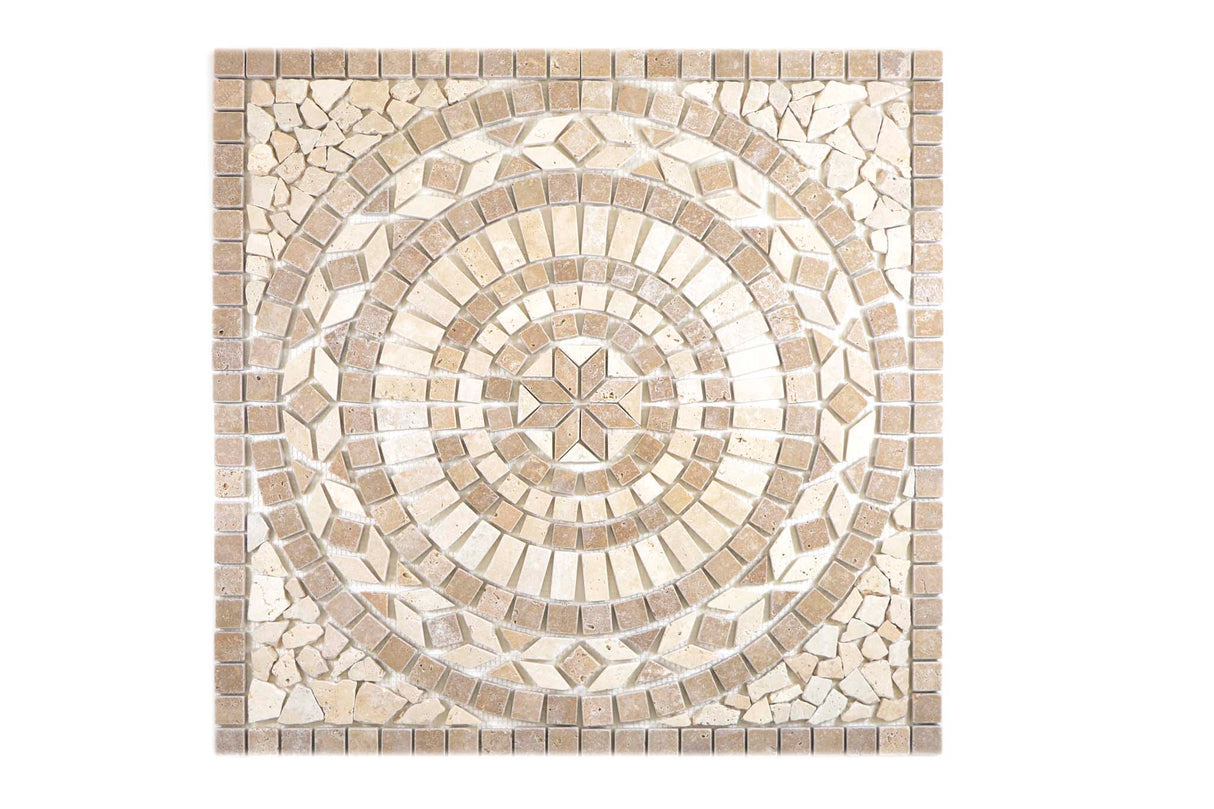 Sjösten Beige Nora - 012 | 610x610x10mm. 0,37 m²/kartong