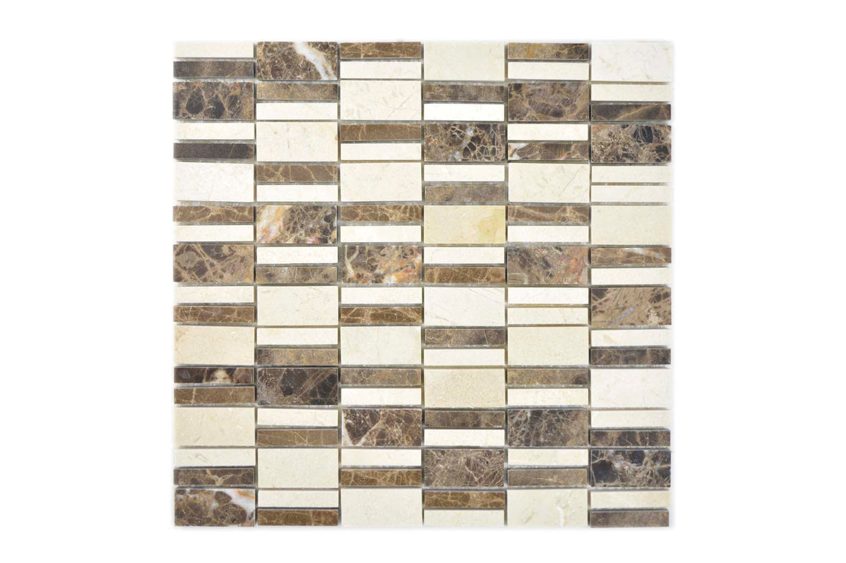 Mosaik Beige Vänersborg - 002 | 0,09 m²/ark