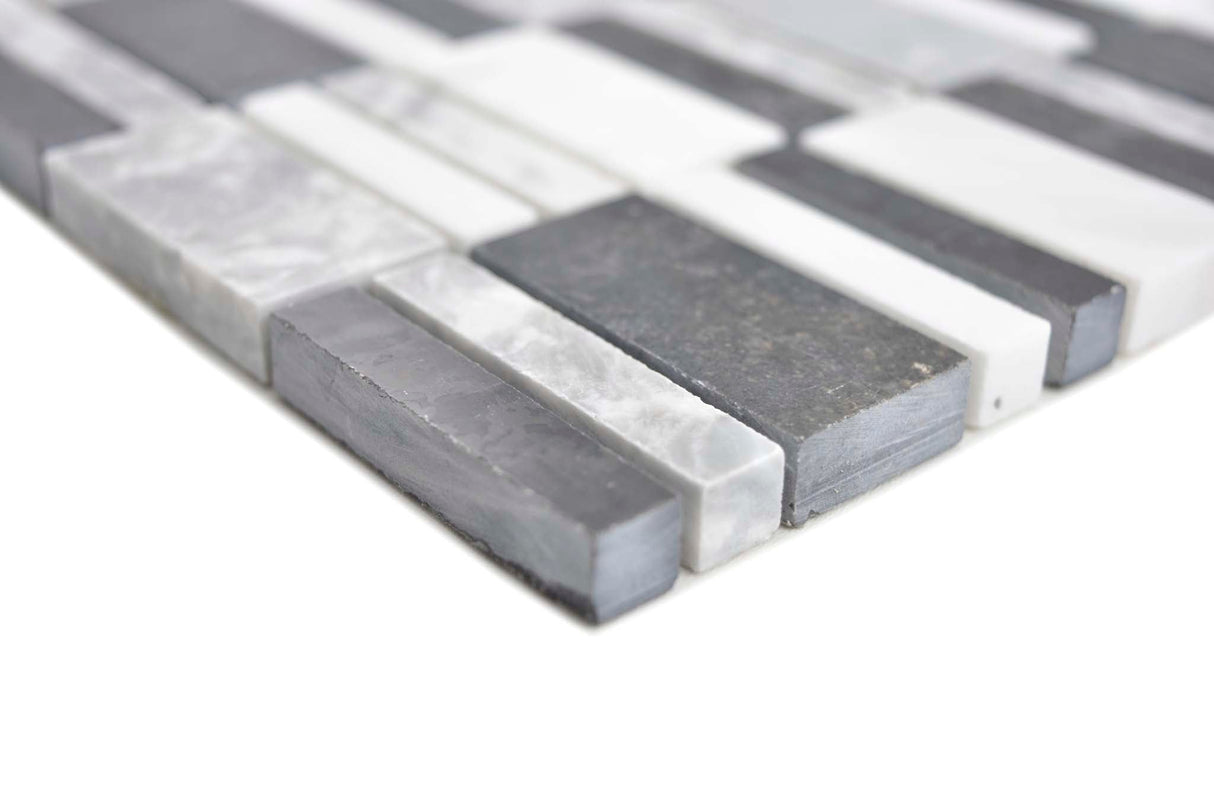 Mosaik Svart Skellefteå - 001 | 0,09 m²/ark