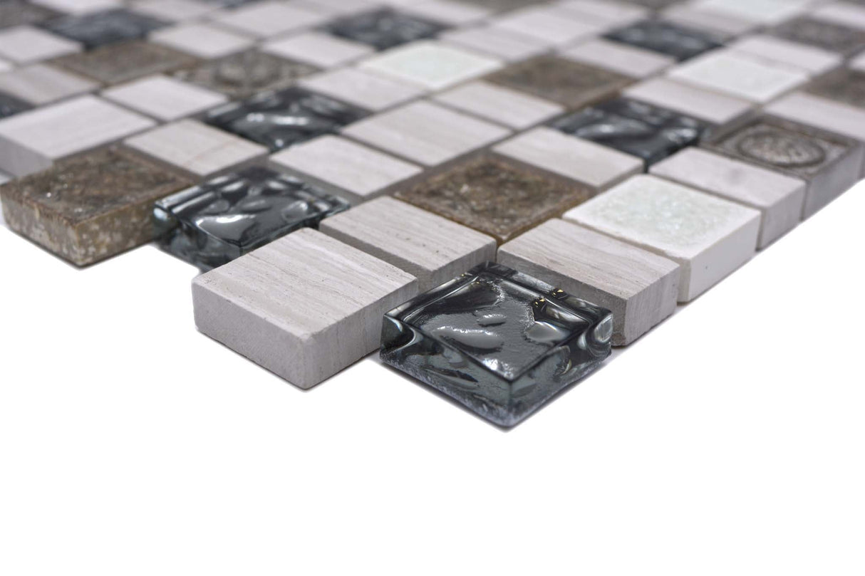 Mosaik Grå Avesta - 017 | 0,091 m²/ark