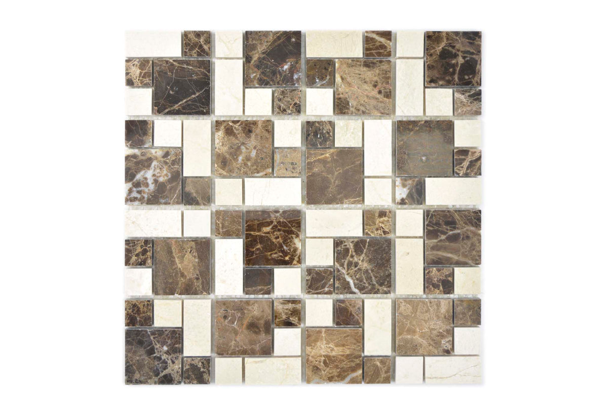 Mosaik Beige Vänersborg - 004 | 0,093 m²/ark