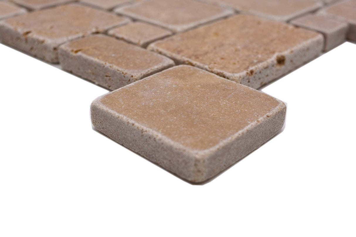 Mosaik Röd Hudiksvall - 011 | 0,093 m²/ark