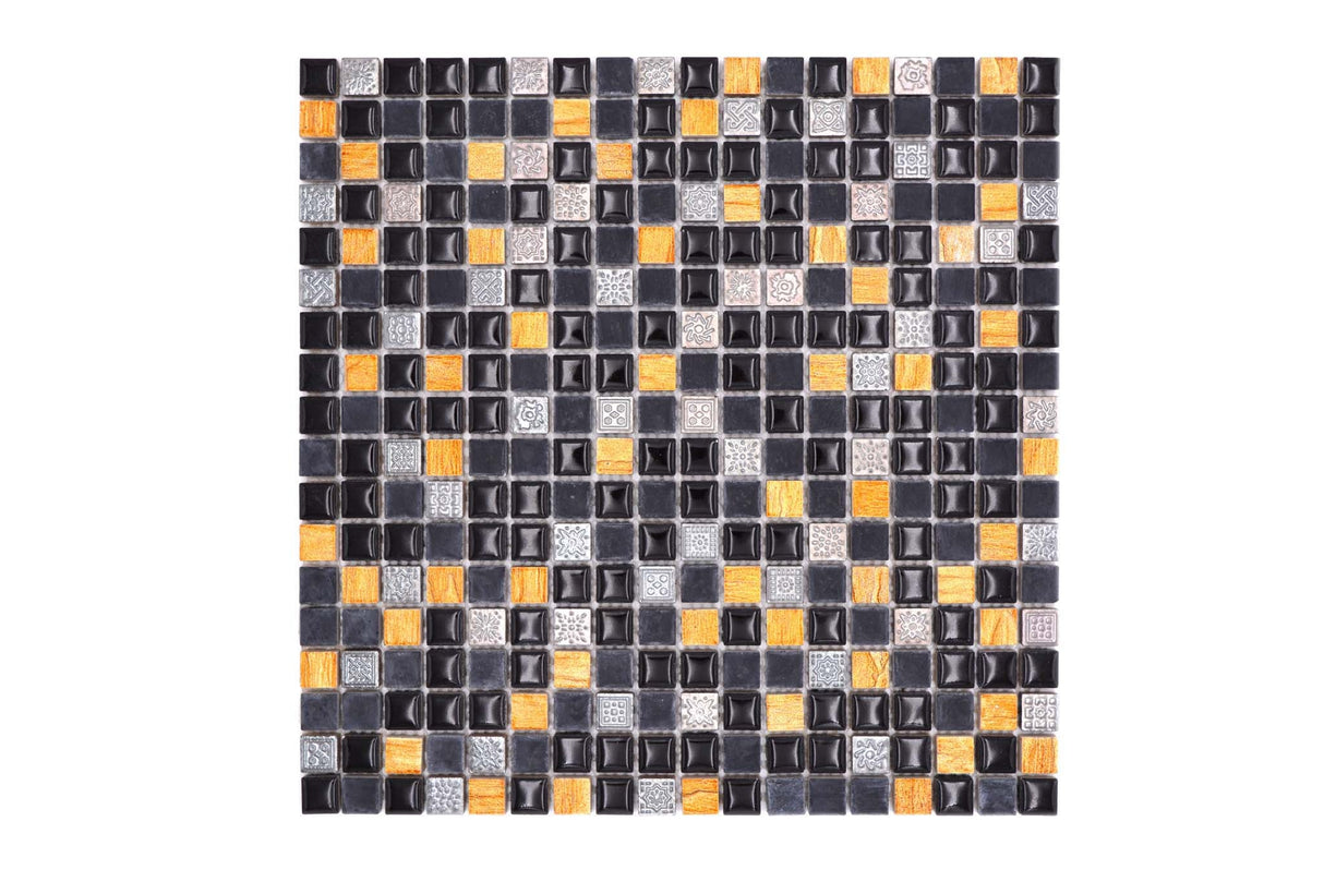 Mosaik Svart Orsa - 026 | 0,093 m²/ark