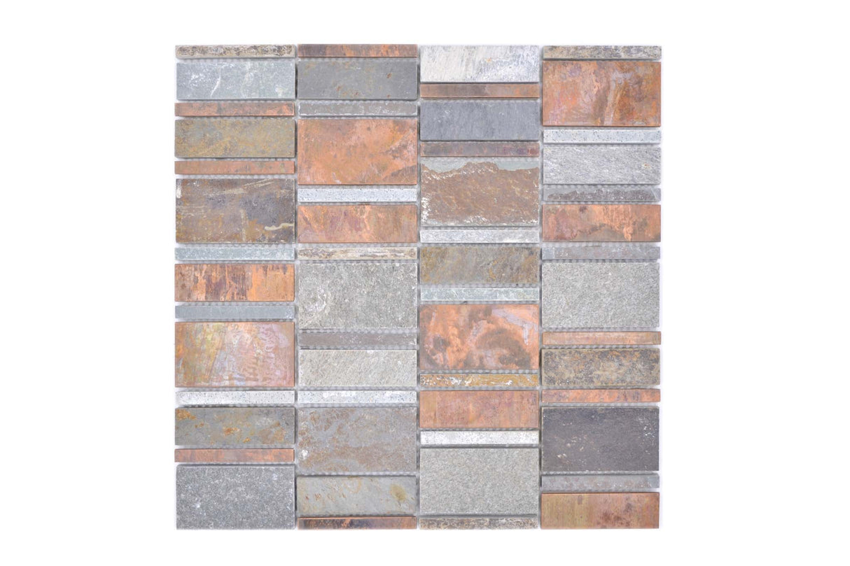 Mosaik Grå Ludvika - 006 | 0,087 m²/ark