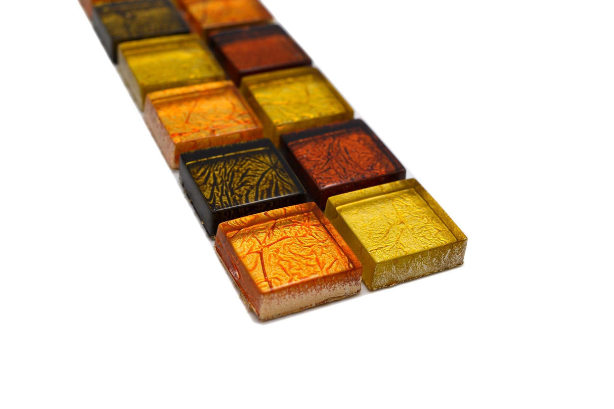 Bård (Klinker) Guld Markaryd - 004 | 23x23x8mm. Säljs styckvis.