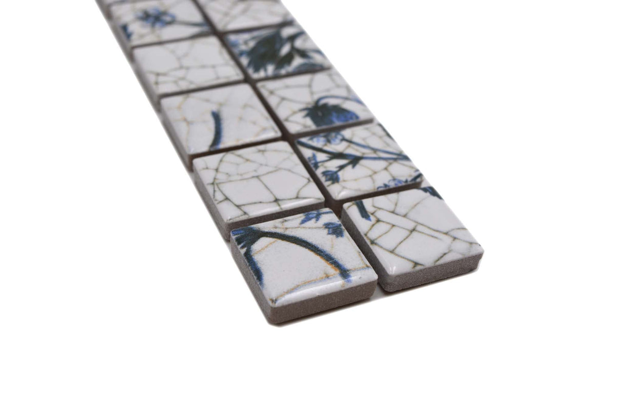 Bård (Klinker) Vit Markaryd - 015 | 23x23x6mm. Säljs styckvis.