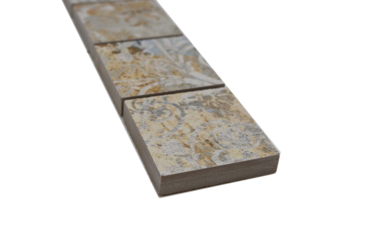 Bård (Klinker) Flerfärgad Markaryd - 042 | 47x47x10mm. Säljs styckvis.