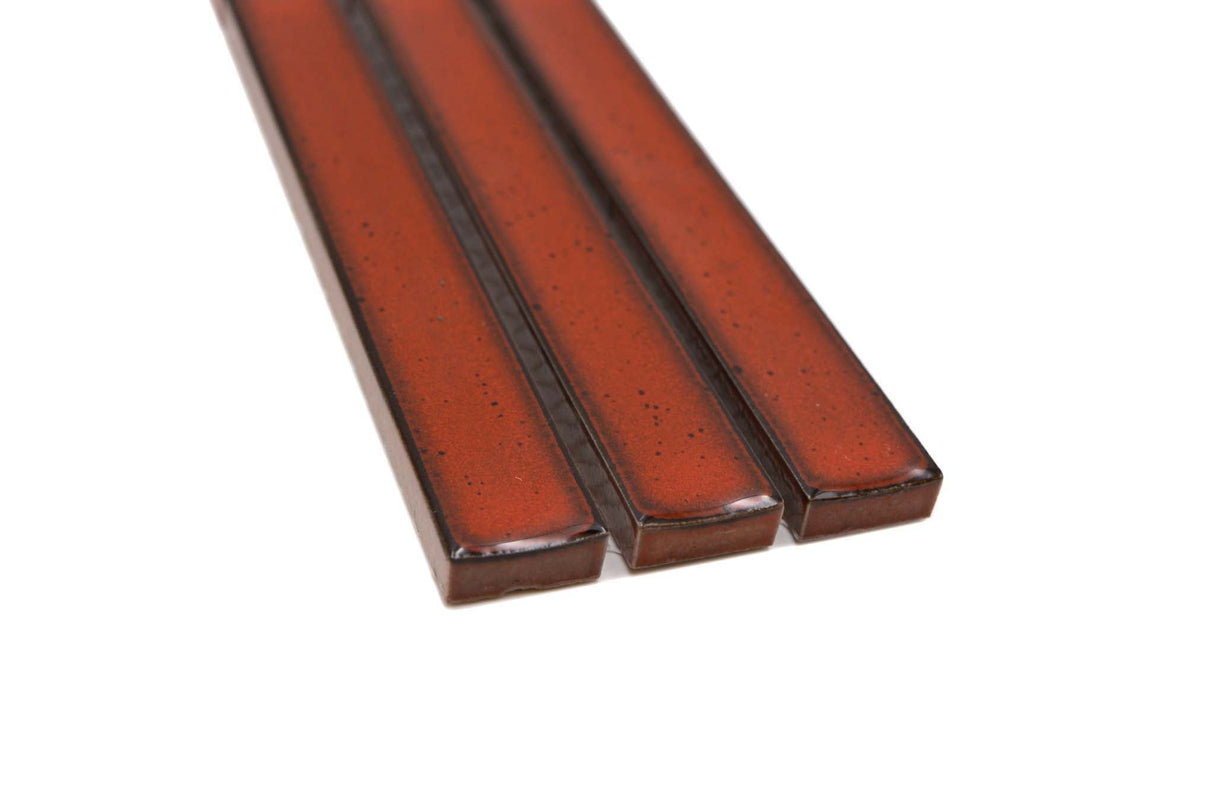 Bård (Kakel) Röd Markaryd - 069 | 20x145x7,5mm. Säljs styckvis.