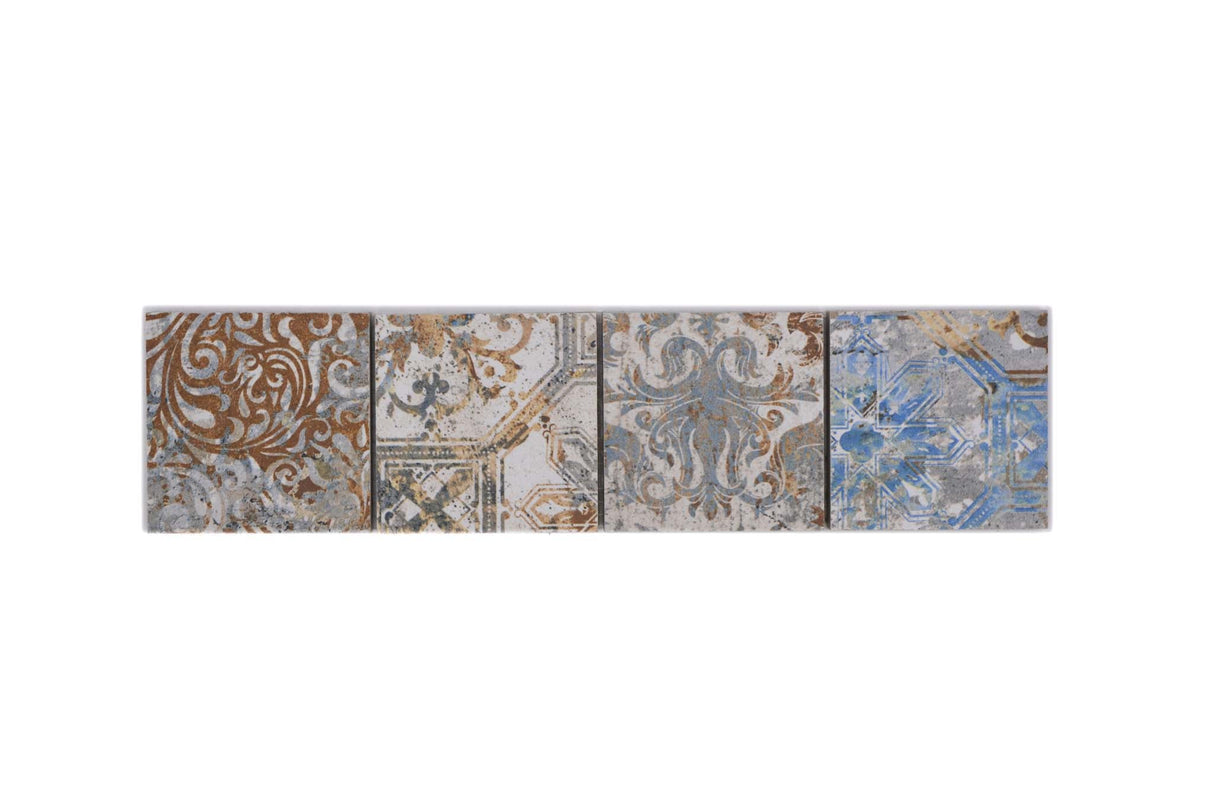 Bård (Klinker) Flerfärgad Markaryd - 047 | 71x71x10mm. Säljs styckvis.