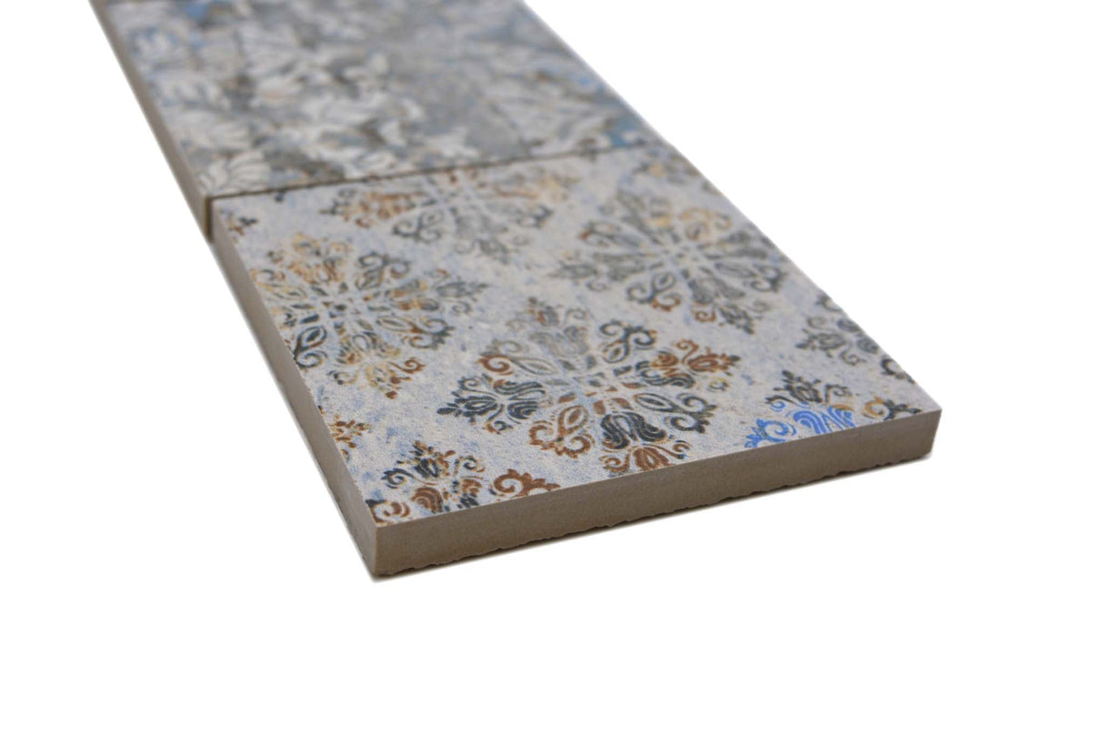 Bård (Klinker) Flerfärgad Markaryd - 048 | 95x95x10mm. Säljs styckvis.