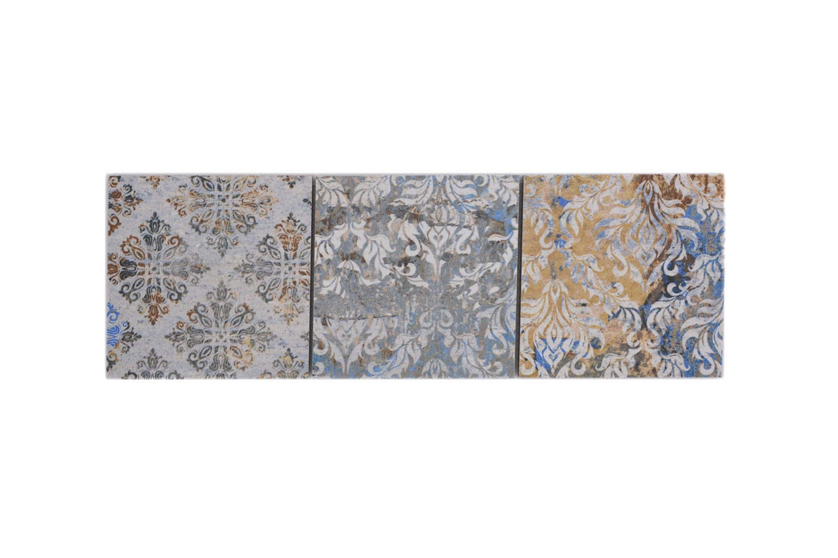 Bård (Klinker) Flerfärgad Markaryd - 048 | 95x95x10mm. Säljs styckvis.