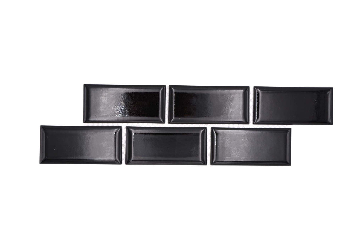 Bård (Klinker) Svart Markaryd - 049 | 45x95x6,5mm. Säljs styckvis.