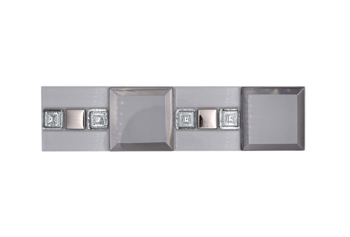 Bård (Kakel) Vit Markaryd - 072 | 23x23+23x73+73x73x8mm. Säljs styckvis.