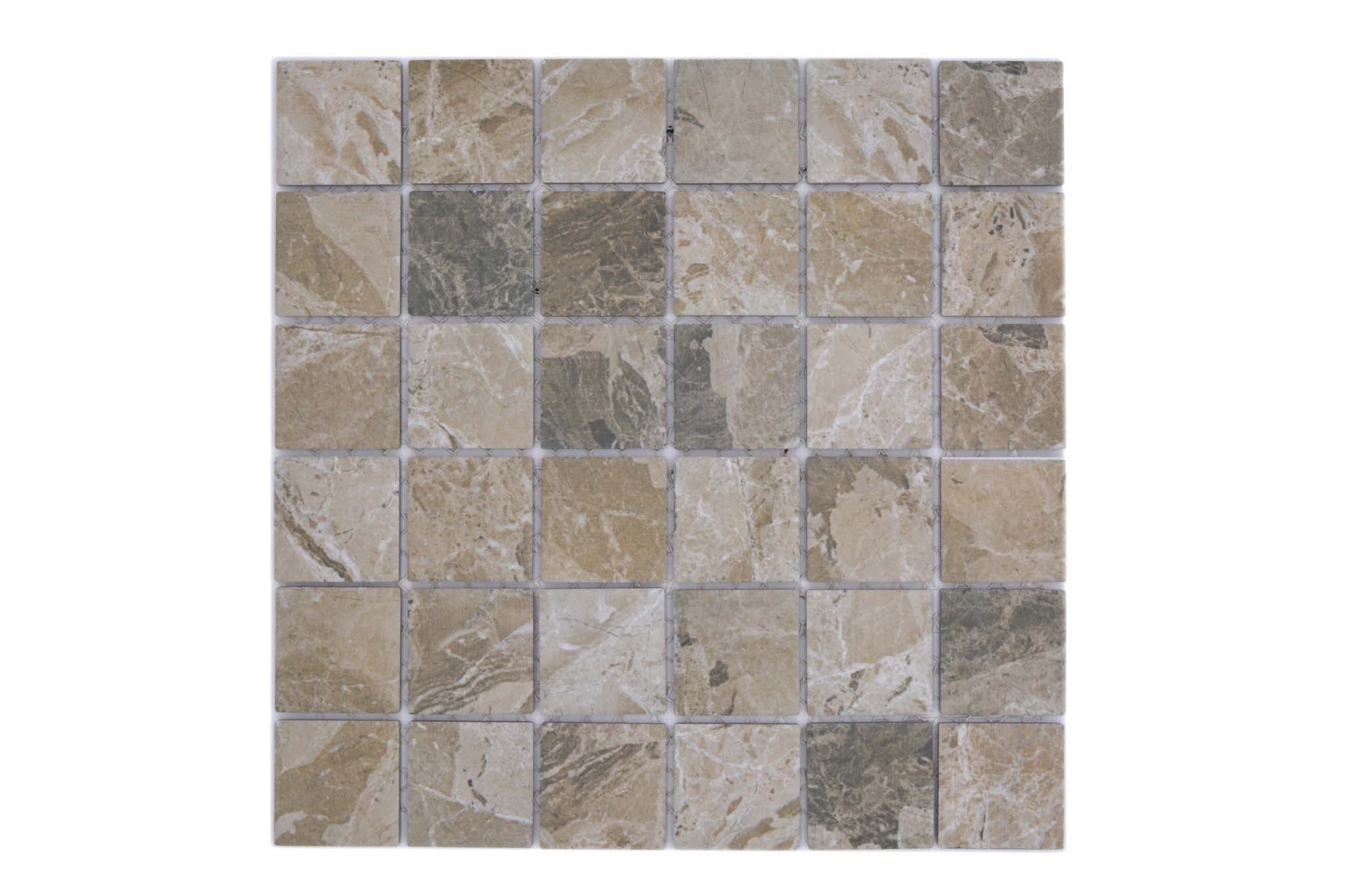 Mosaik Brun Drammen - 001 | 0,089 m²/ark