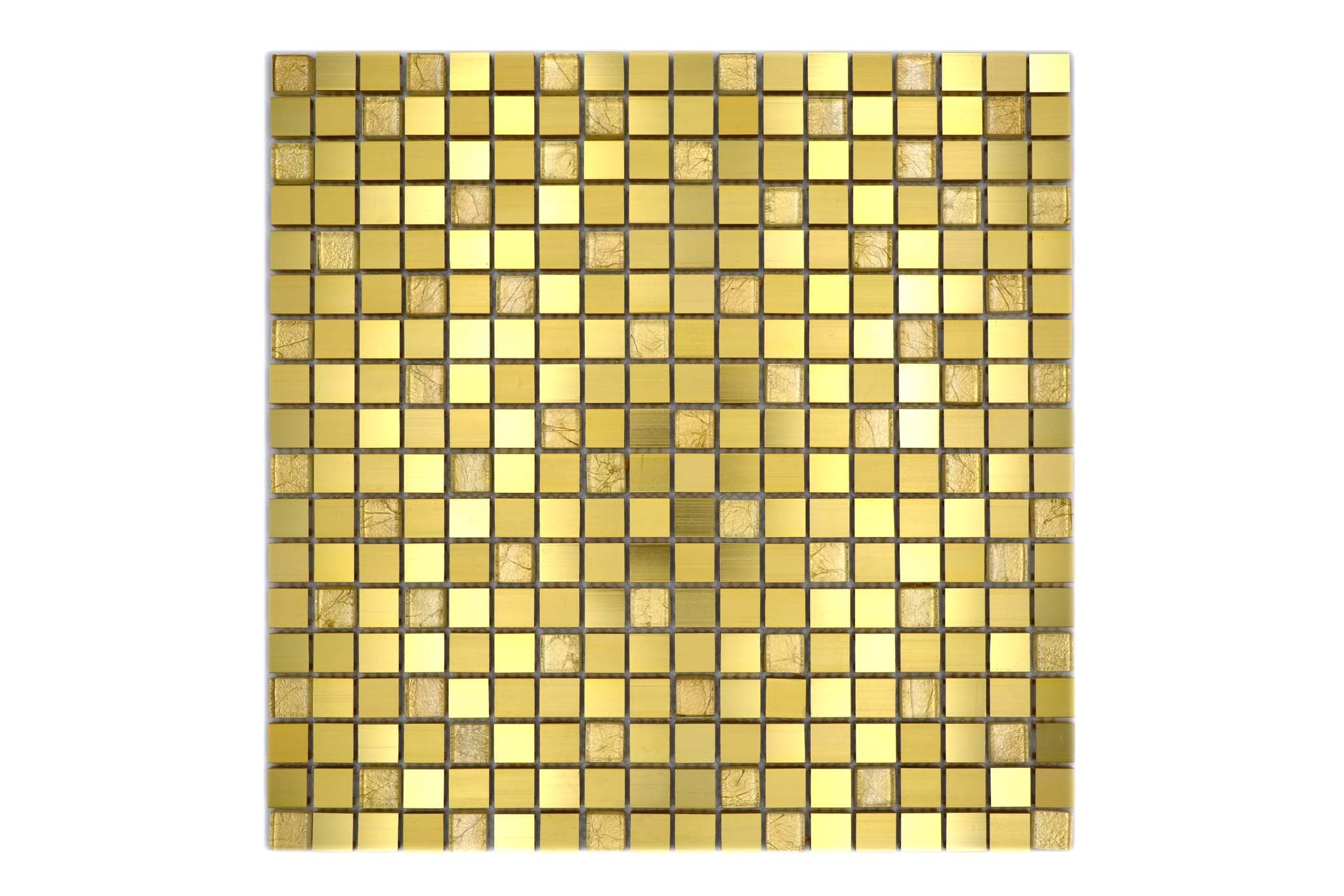 Mosaik Guld Karlstad - 001 | 0,09 m²/ark