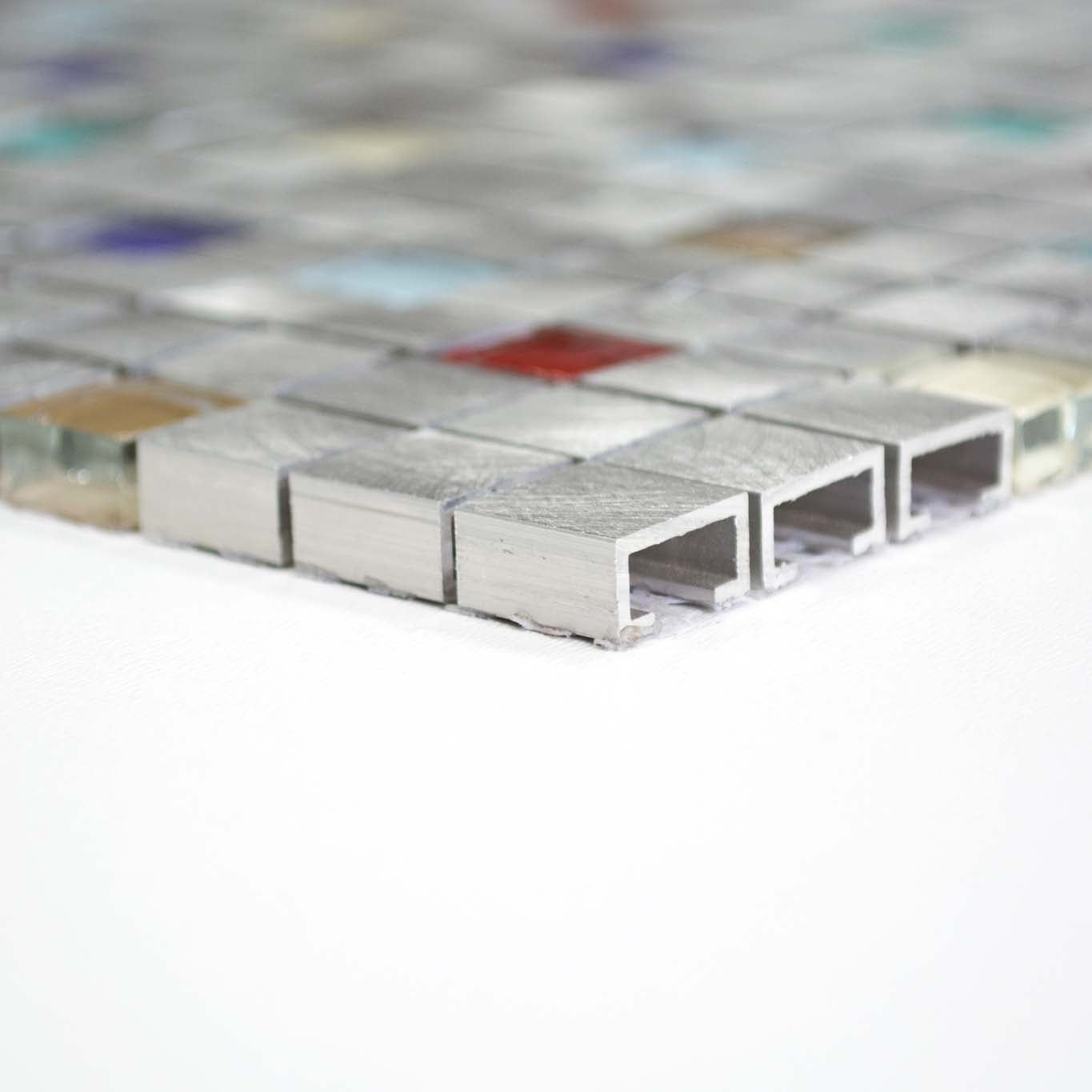 Mosaik Silver Karlstad - 003 | 0,09 m²/ark