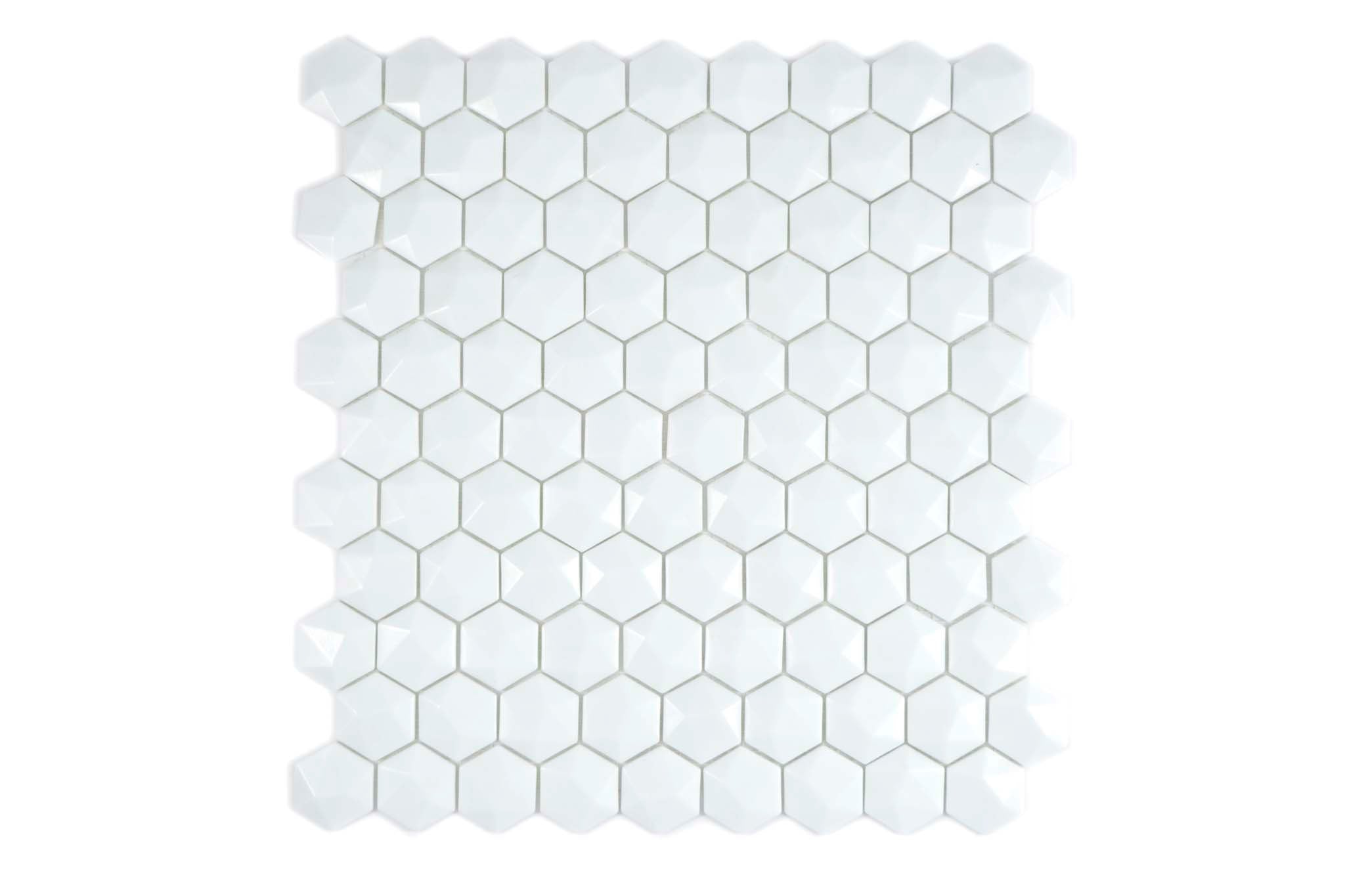 Mosaik Vit Sandviken - 001 | 0,087 m²/ark