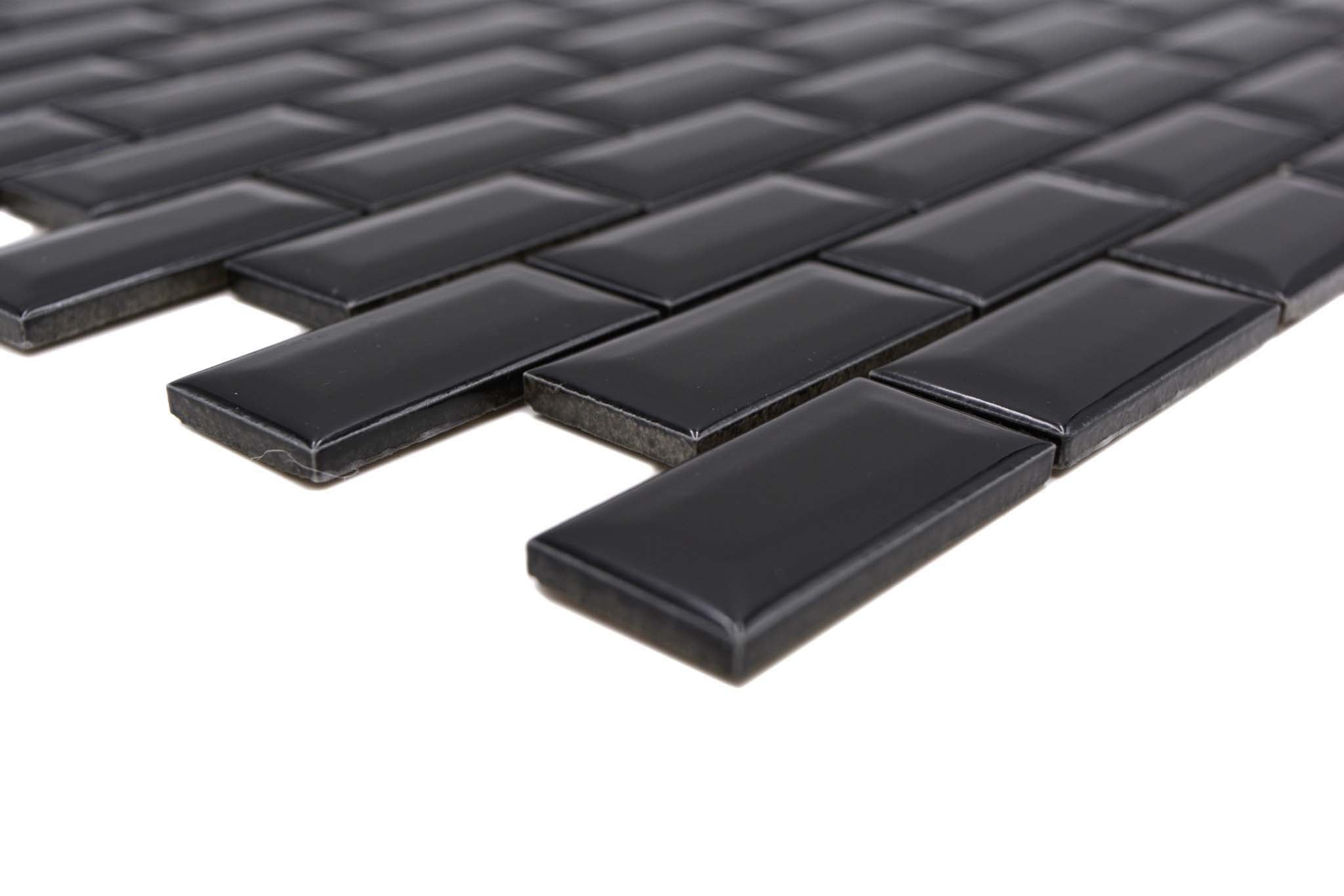 Mosaik Svart Falun - 001 | 0,09 m²/ark