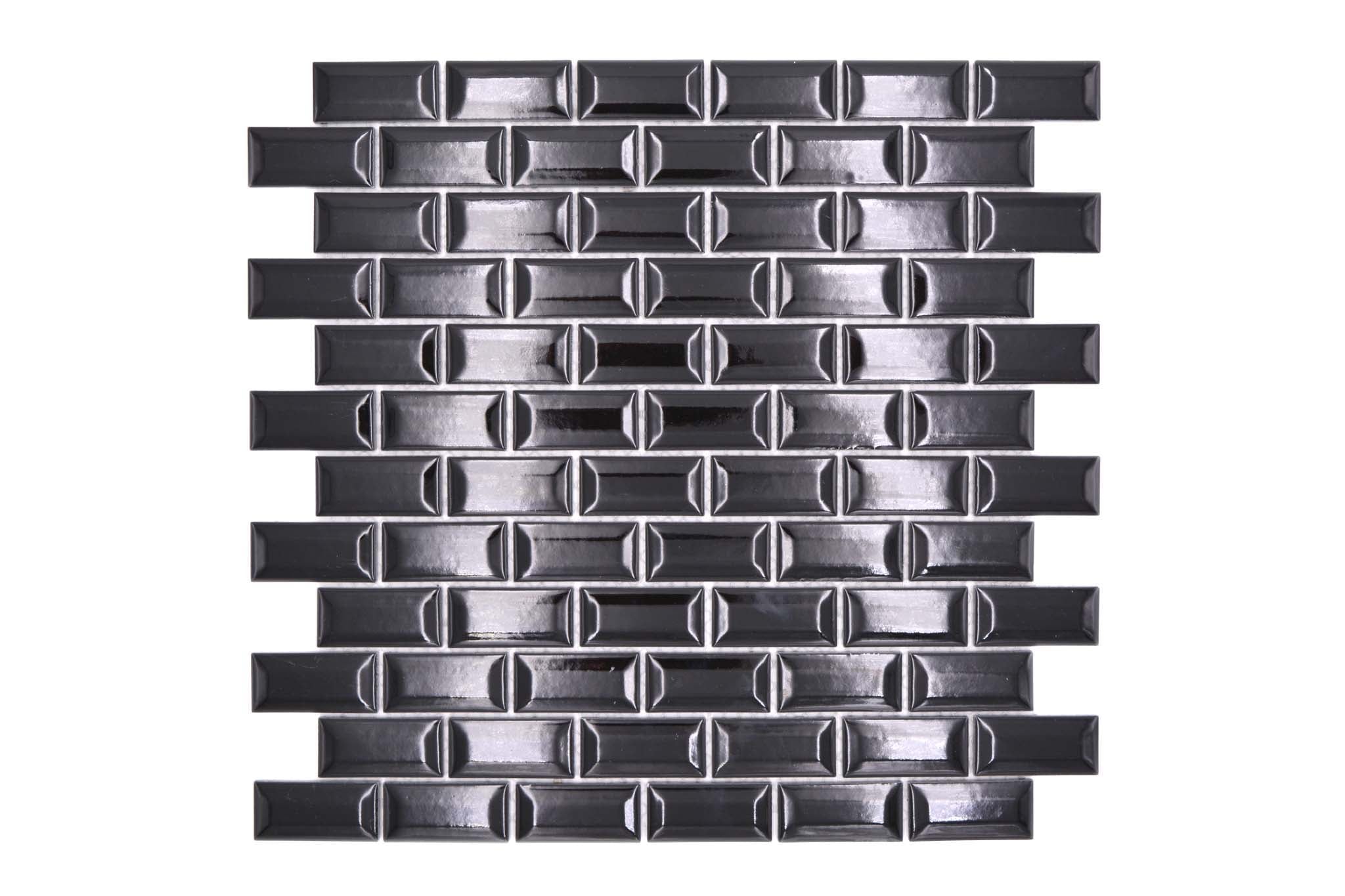 Mosaik Svart Falun - 001 | 0,09 m²/ark