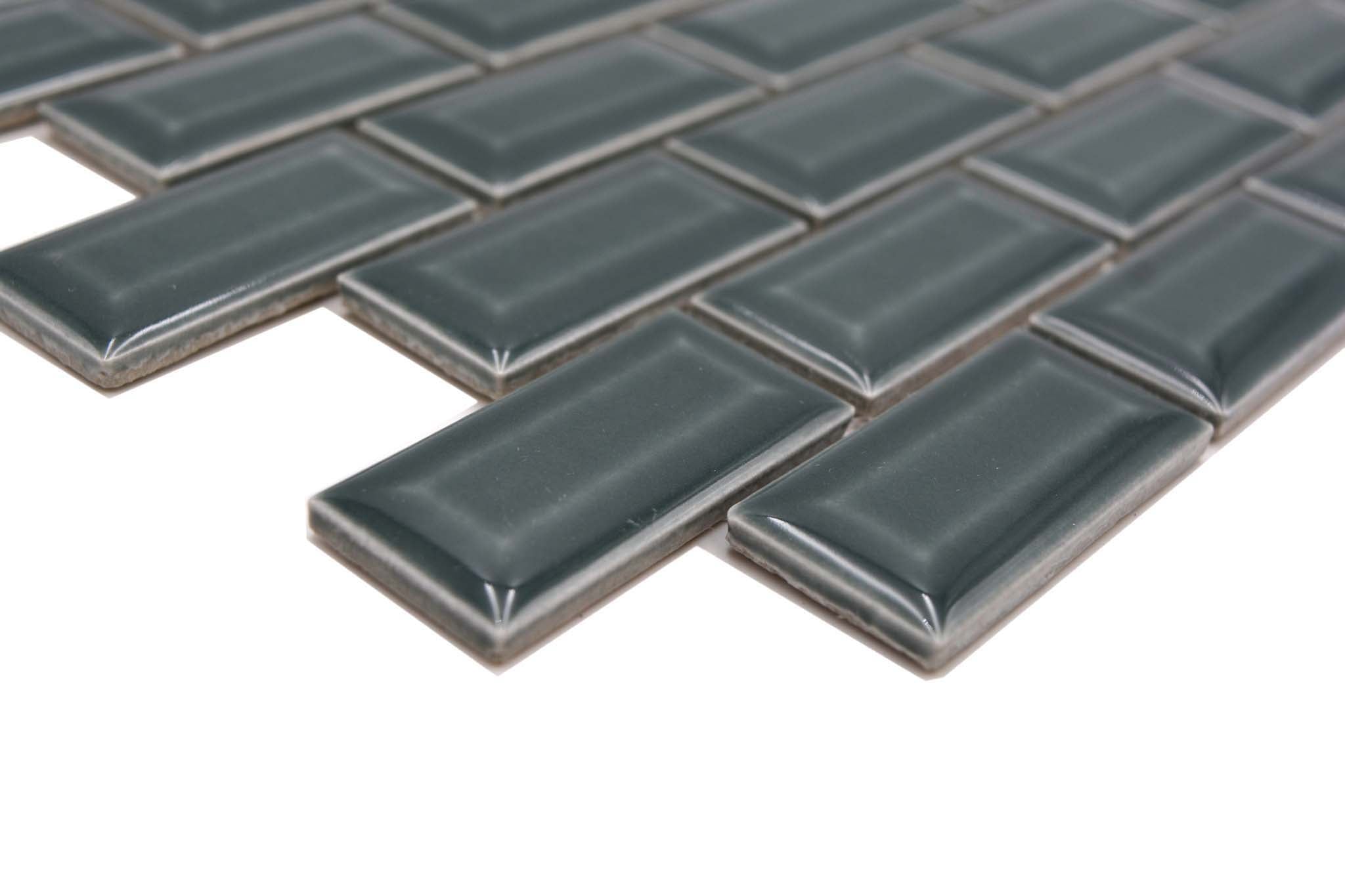 Mosaik Grön Falun - 003 | 0,09 m²/ark