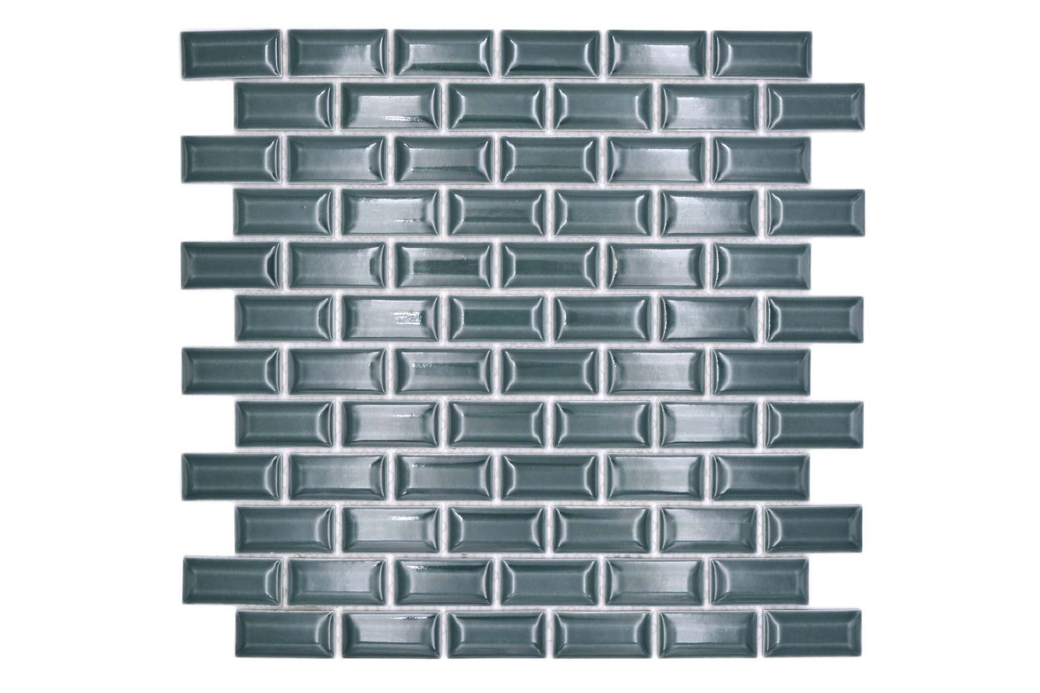 Mosaik Grön Falun - 003 | 0,09 m²/ark