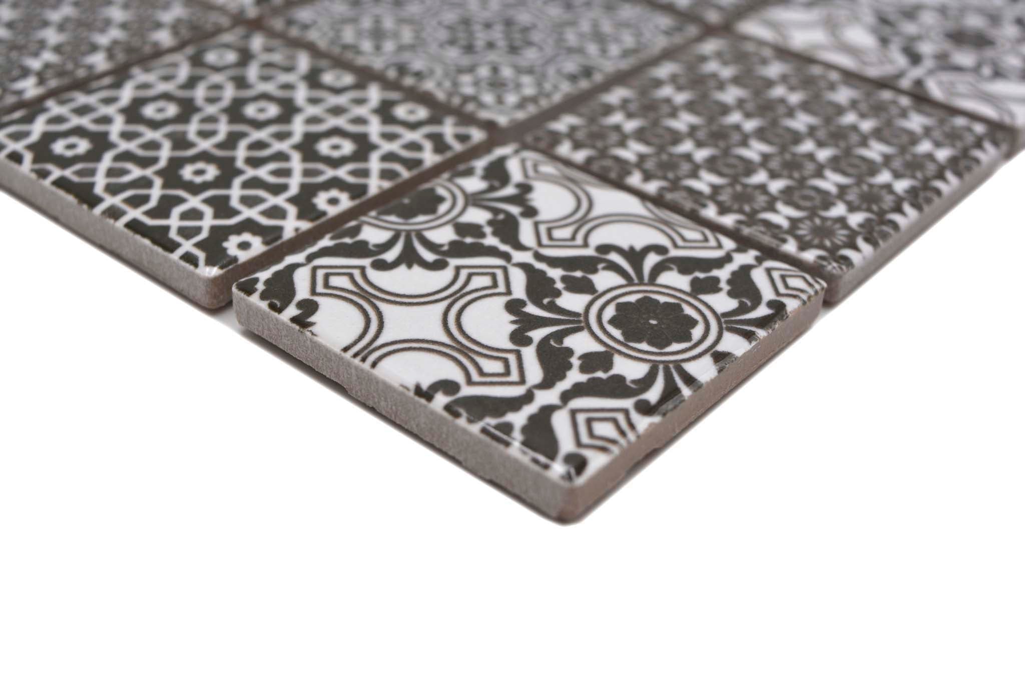 Mosaik Svart Falkenberg - 003 | 0,088 m²/ark