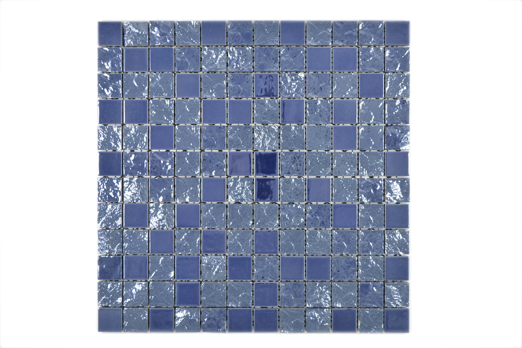 Mosaik Blå Ängelholm - 003 | 0,1 m²/ark