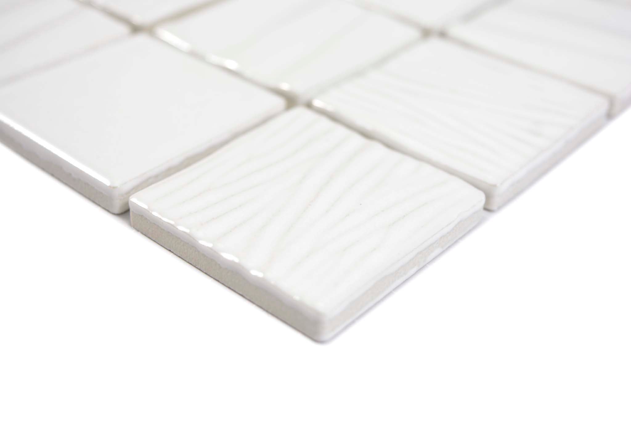 Mosaik Vit Ängelholm - 007 | 0,087 m²/ark