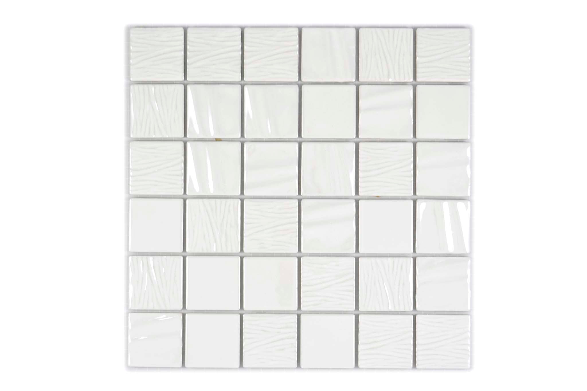 Mosaik Vit Ängelholm - 007 | 0,087 m²/ark