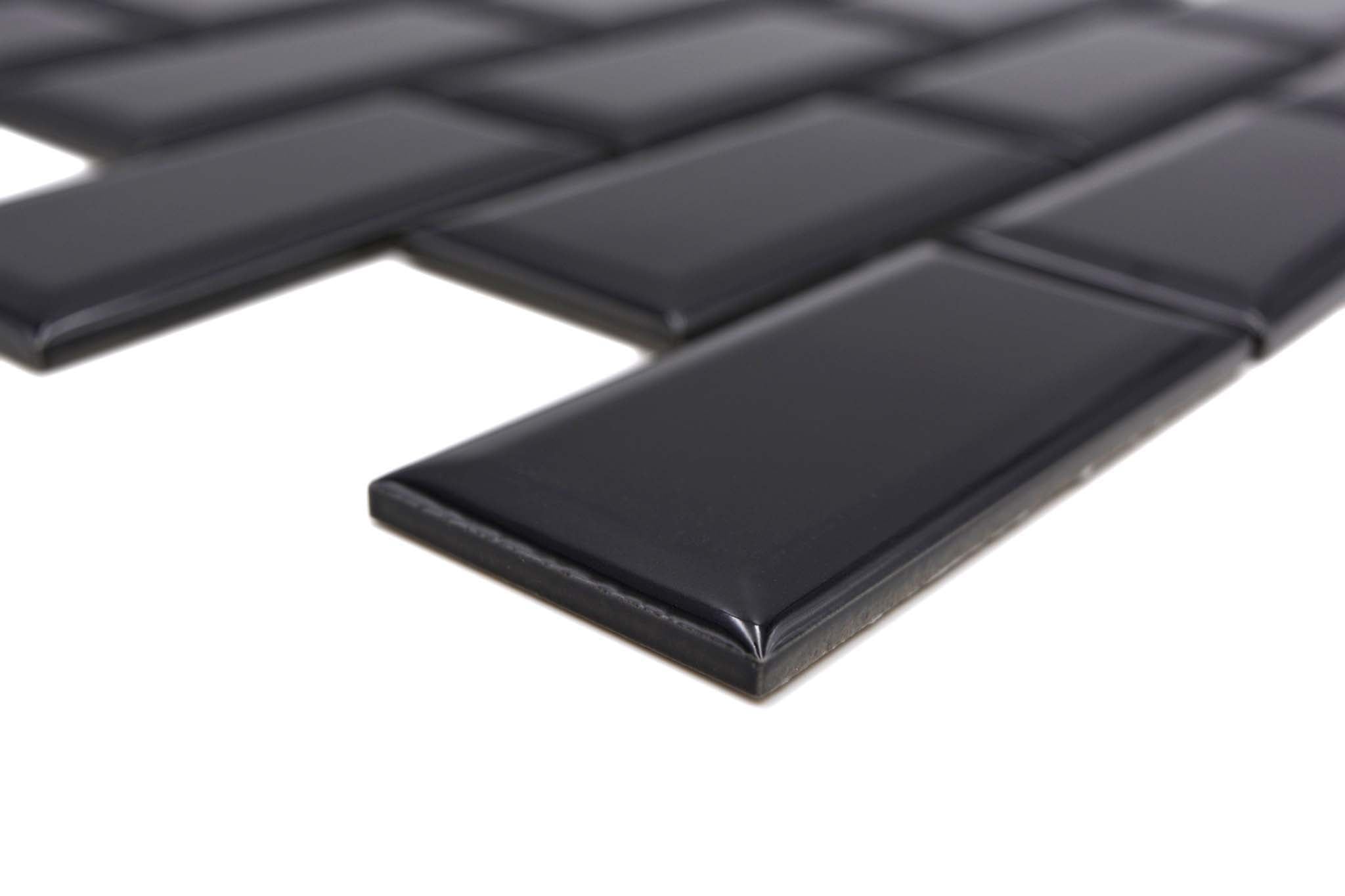 Mosaik Svart Falun - 009 | 0,086 m²/ark