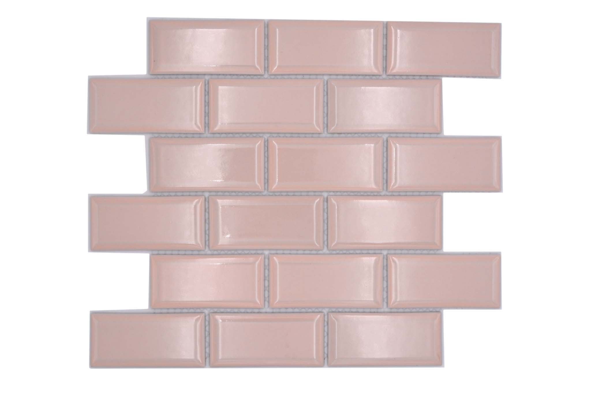 Mosaik Rosa Falun - 023 | 0,086 m²/ark