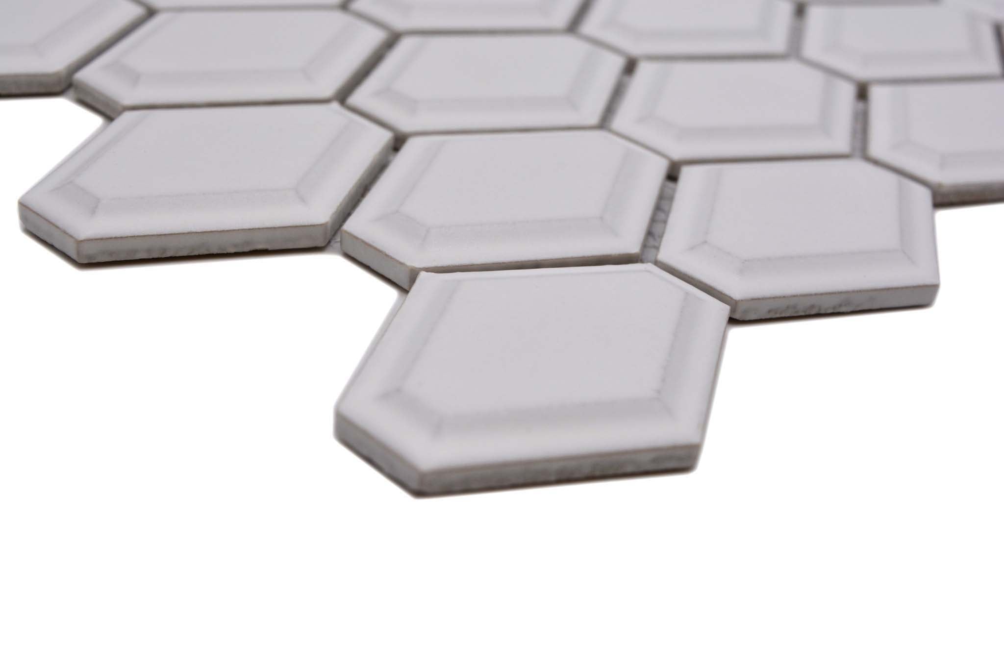 Mosaik Vit Falun - 027 | 0,067 m²/ark