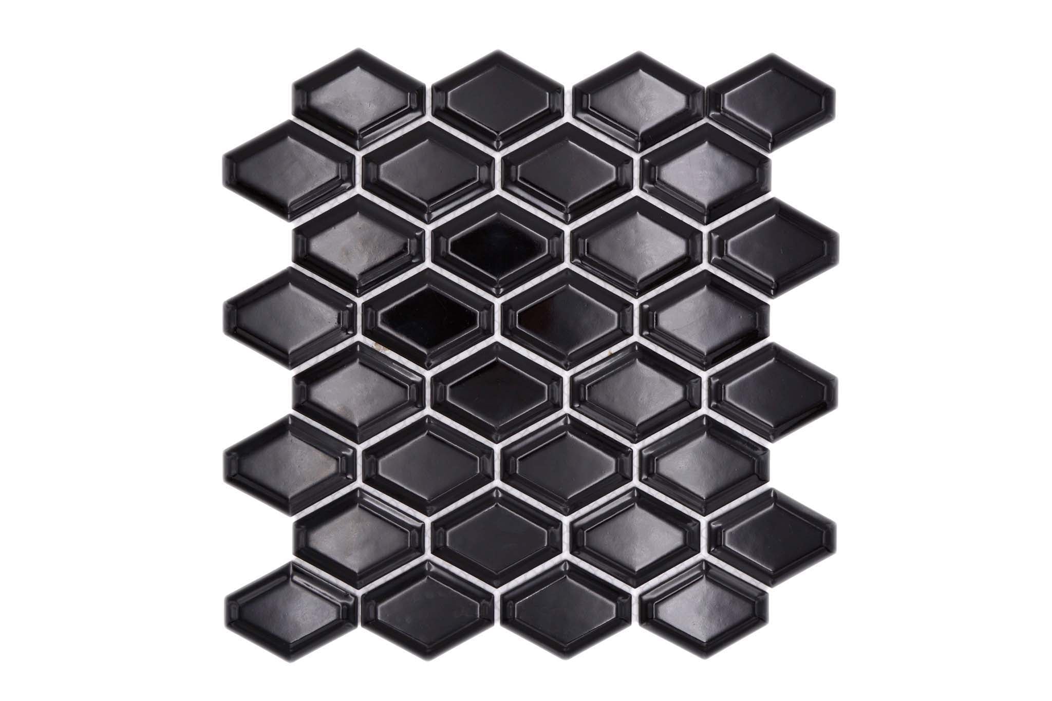 Mosaik Svart Falun - 028 | 0,067 m²/ark