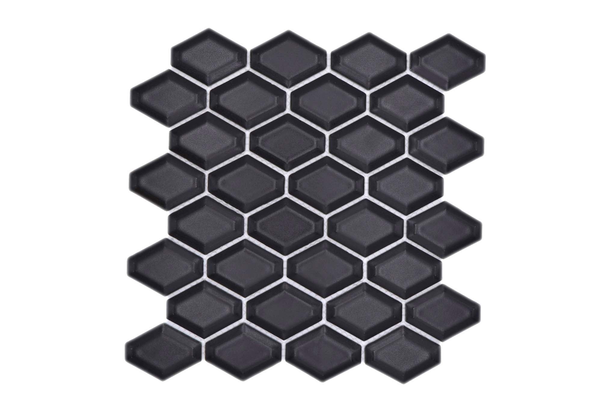 Mosaik Svart Falun - 029 | 0,067 m²/ark