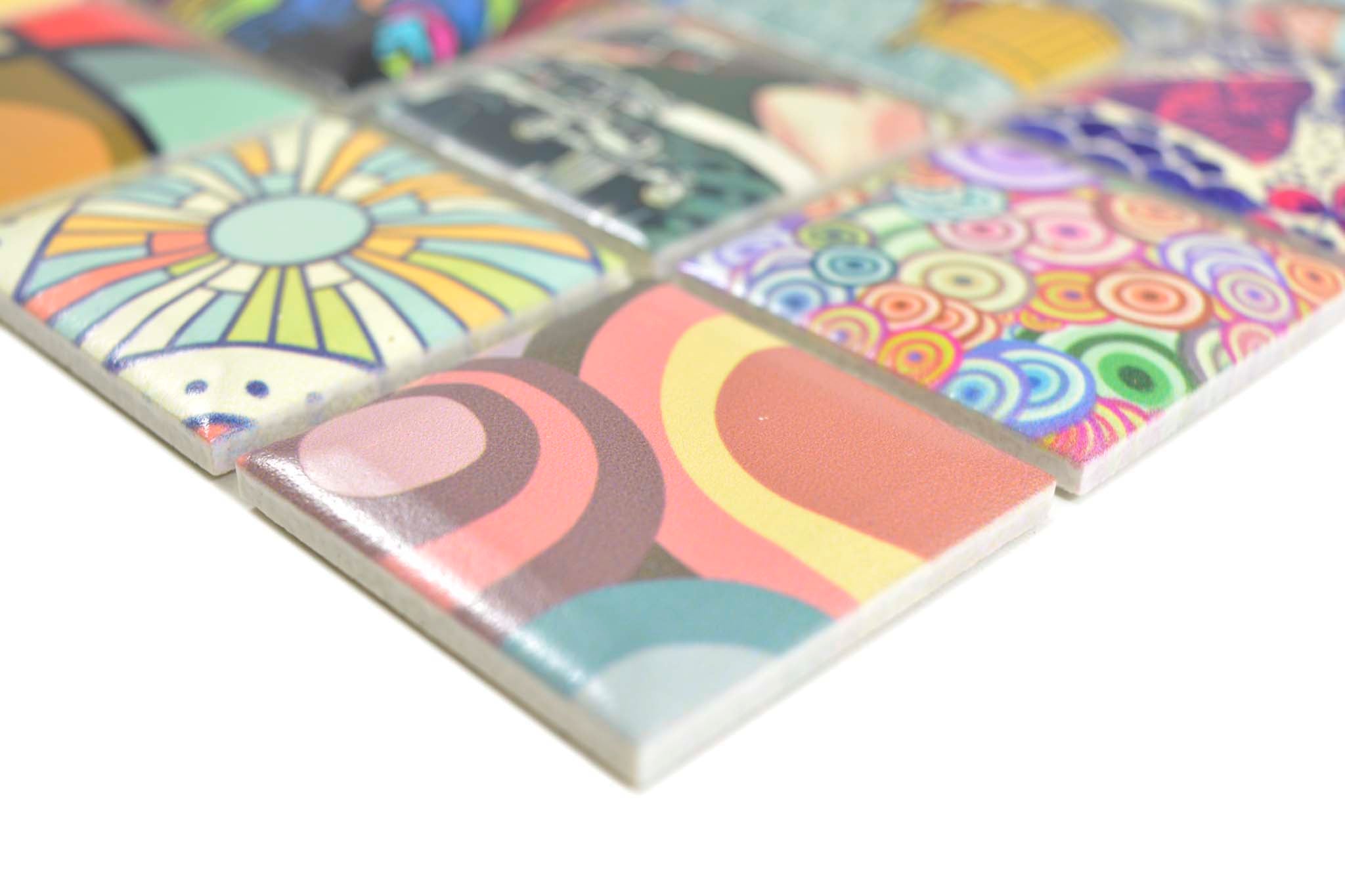 Mosaik Flerfärgad Värnamo - 002 | 0,085 m²/ark