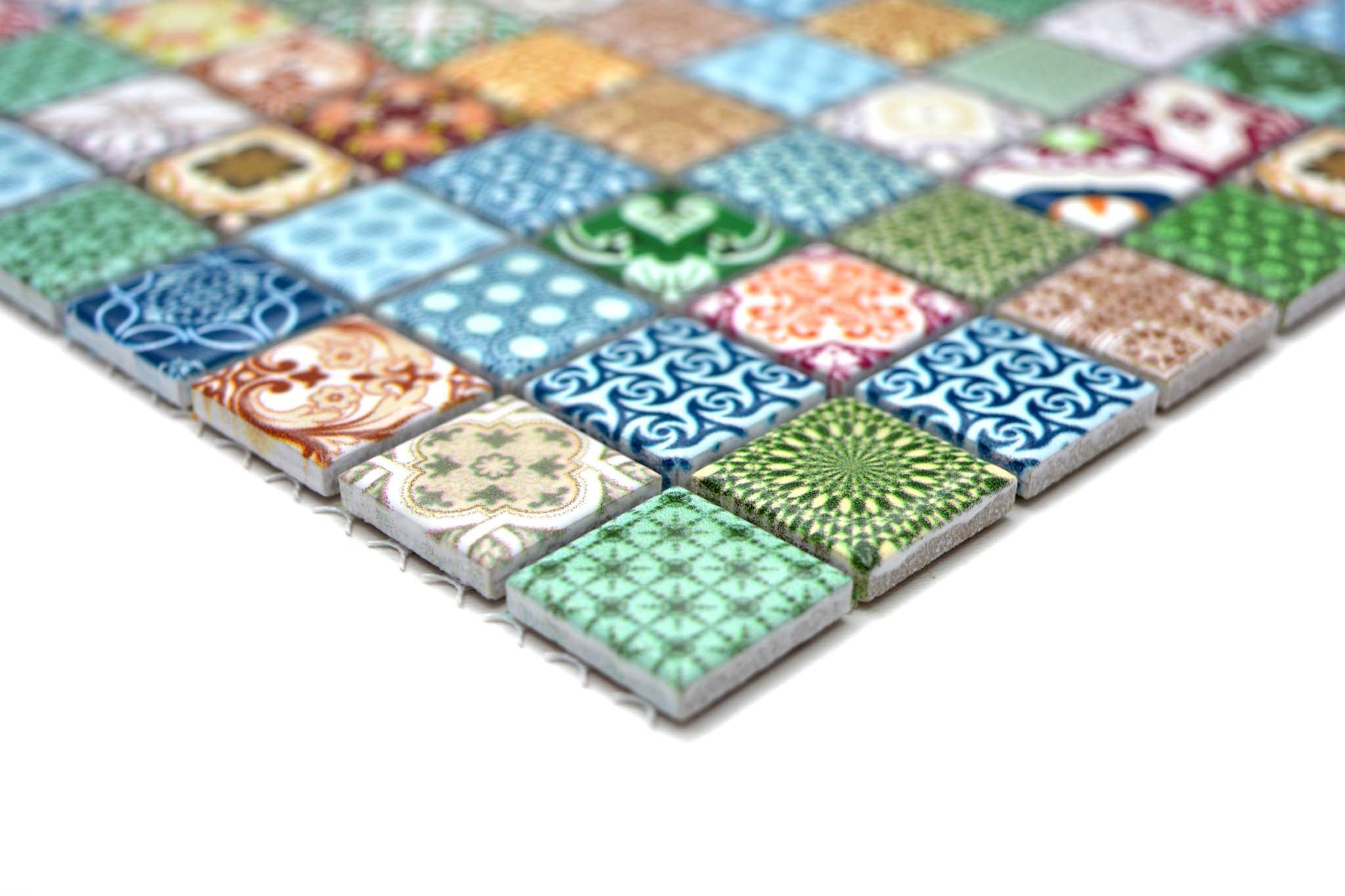 Mosaik Flerfärgad Falkenberg - 006 | 0,09 m²/ark