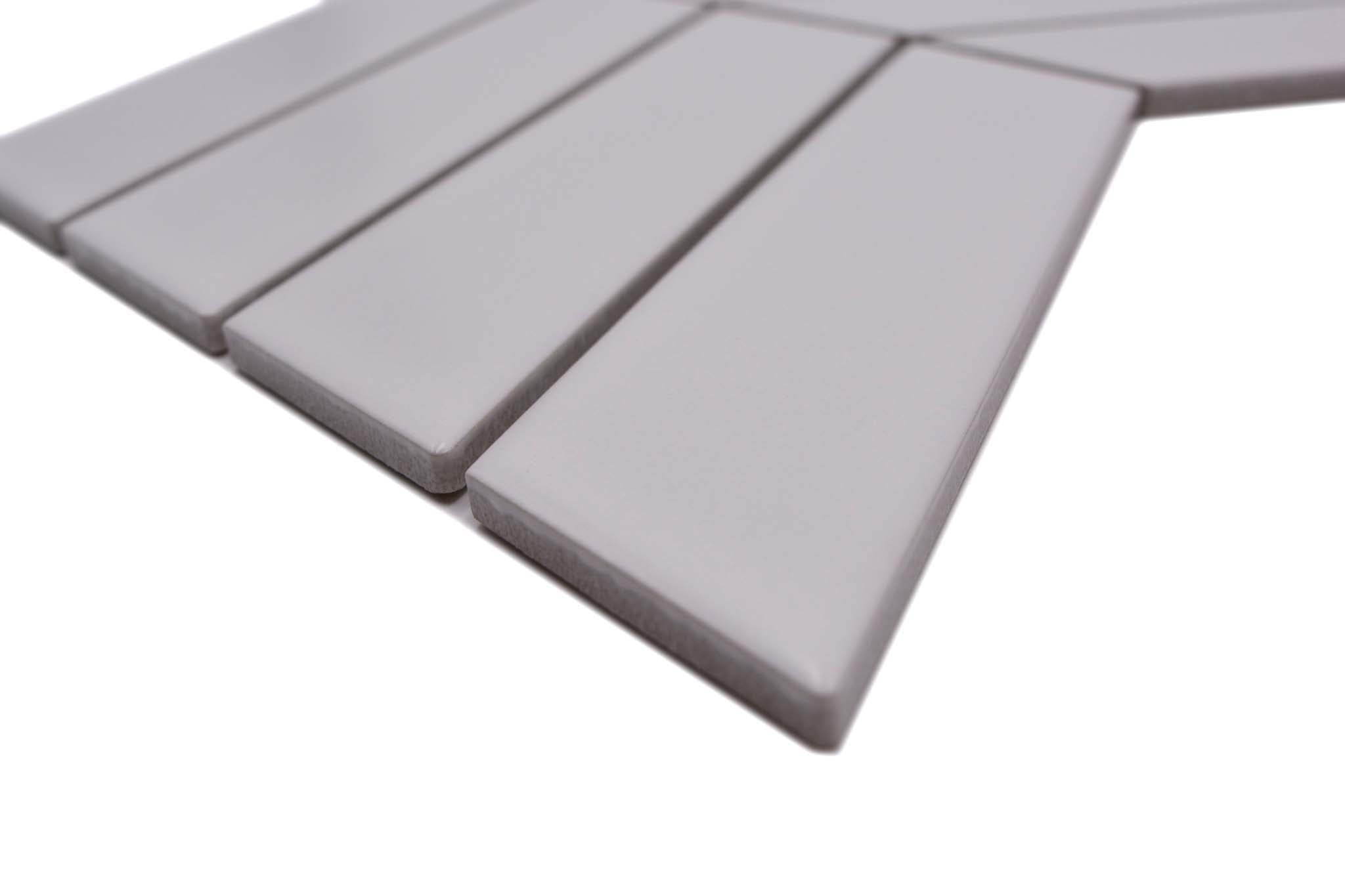 Mosaik Vit Strömsund - 001 | 0,071 m²/ark