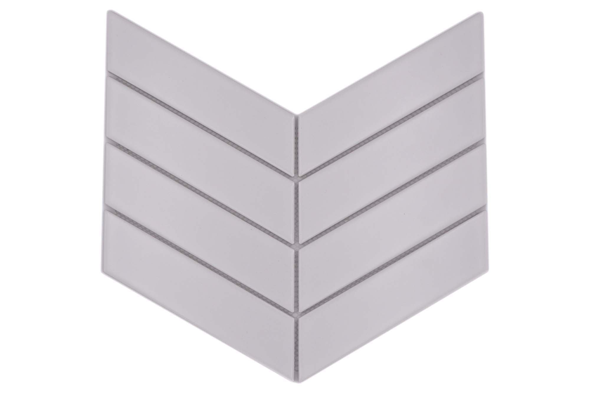 Mosaik Vit Strömsund - 001 | 0,071 m²/ark