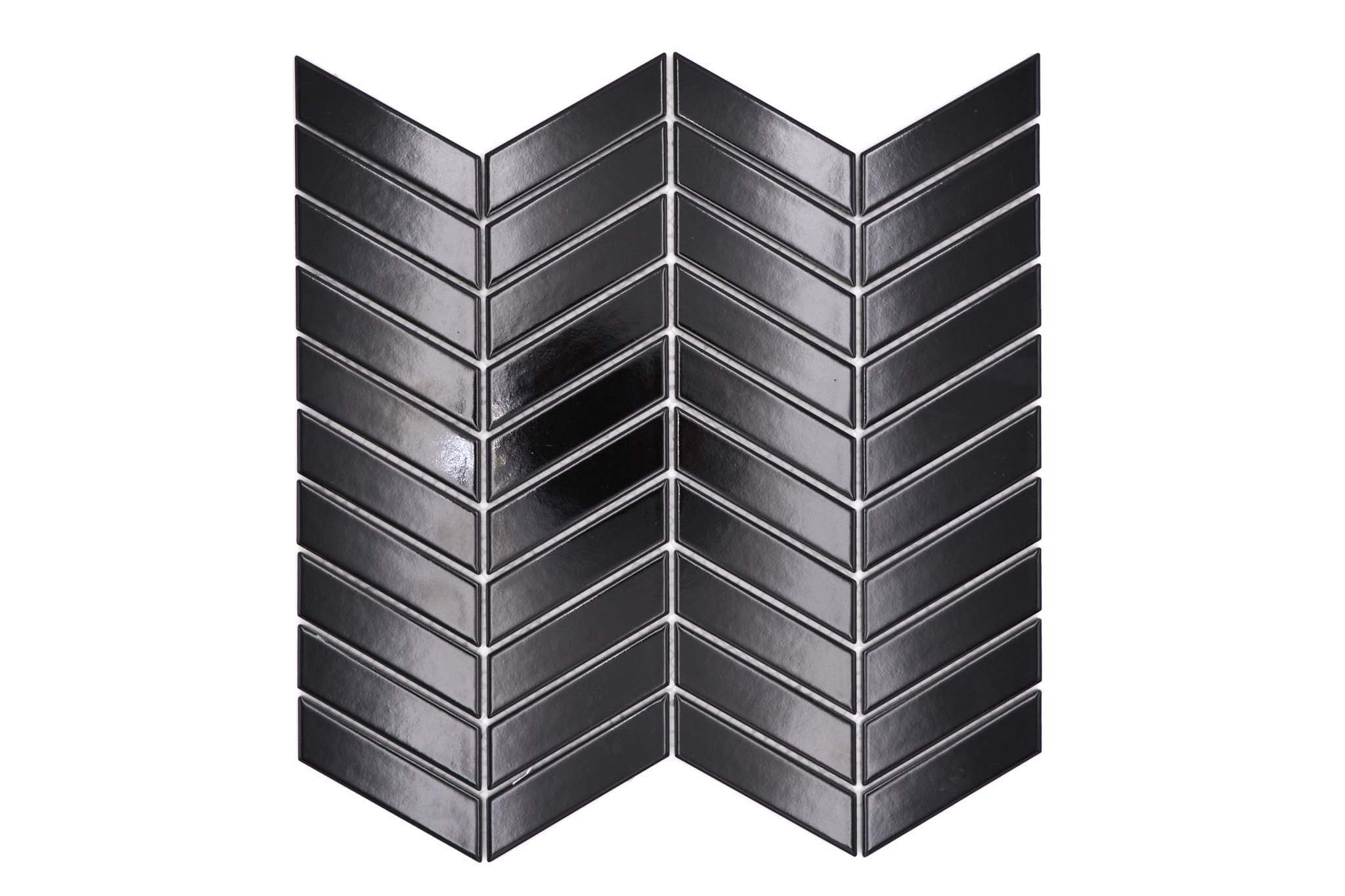 Mosaik Svart Strömsund - 008 | 0,088 m²/ark