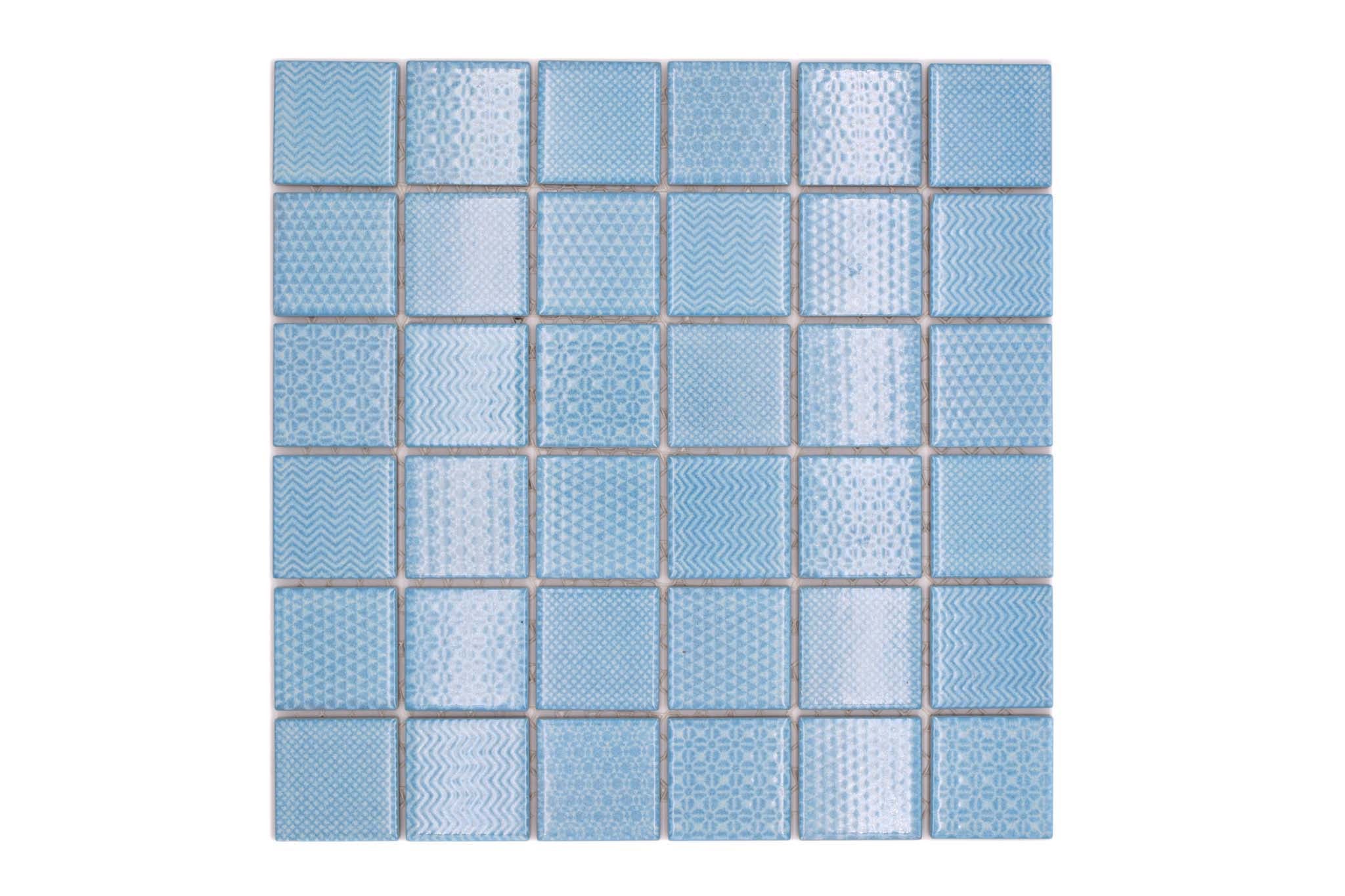 Mosaik Blå Falkenberg - 010 | 0,089 m²/ark