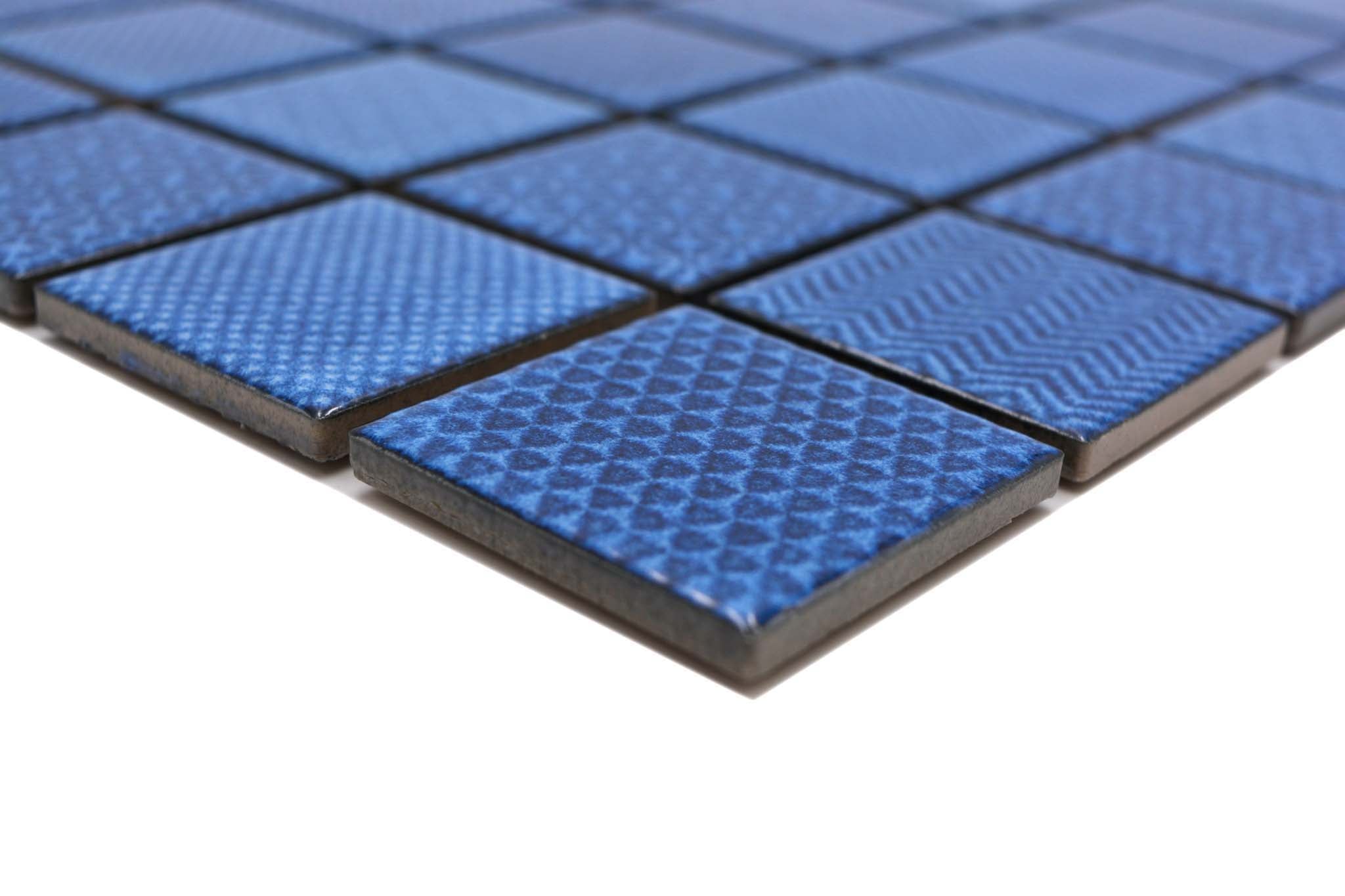 Mosaik Blå Falkenberg - 011 | 0,089 m²/ark