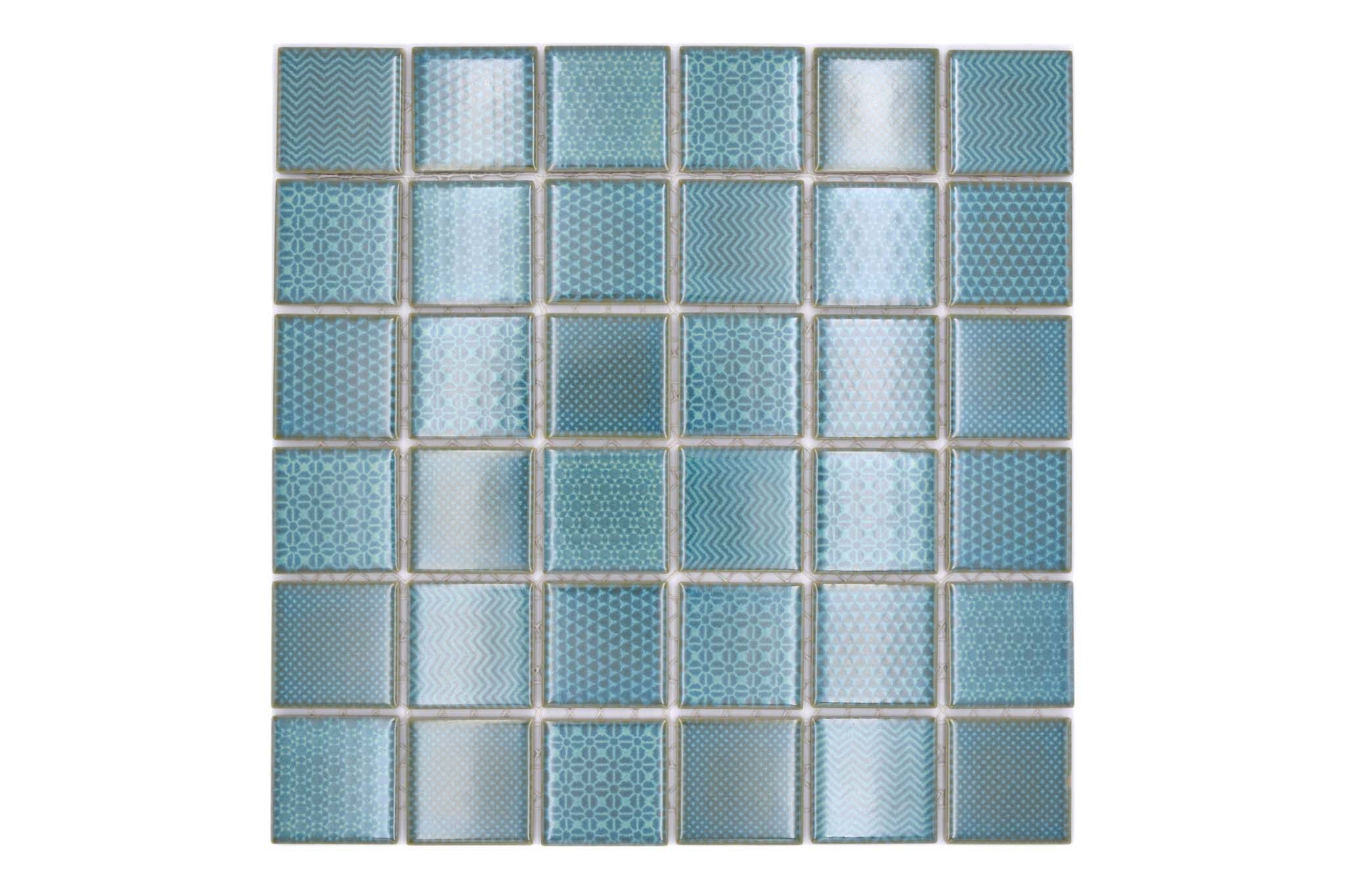 Mosaik Grön Falkenberg - 012 | 0,089 m²/ark